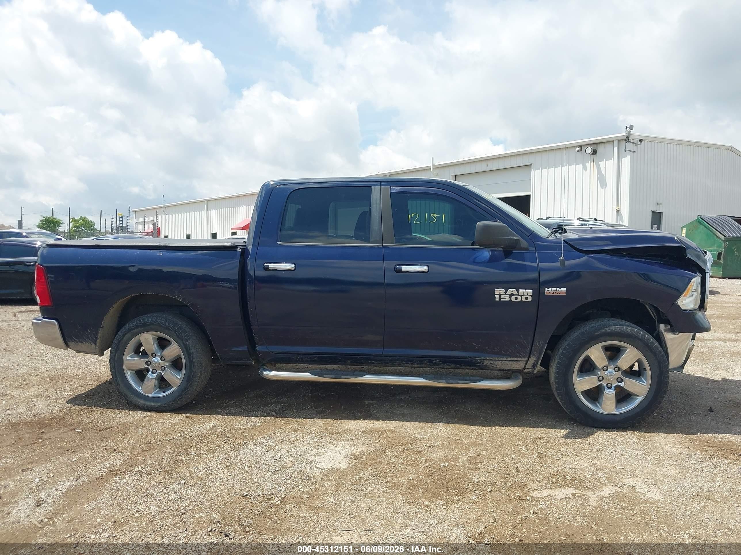 2013 Ram 1500 Big Horn Dark Blue vin: 1C6RR7LT8DS572155