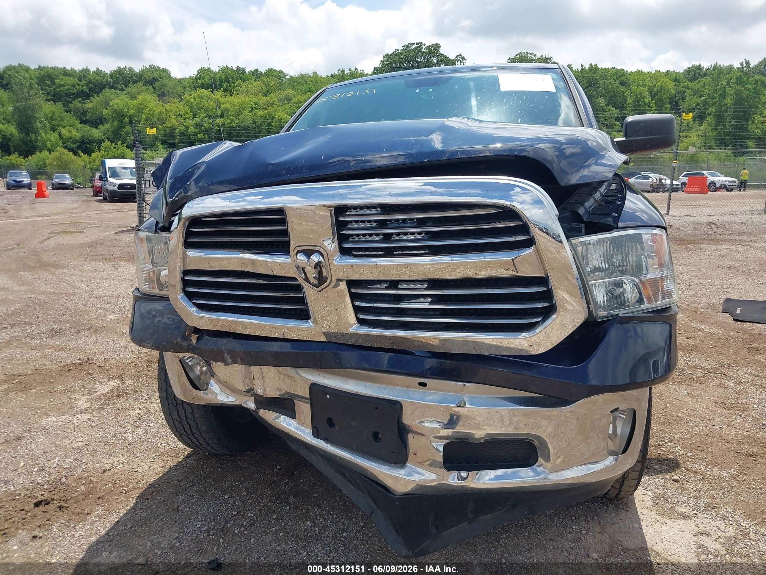 2013 Ram 1500 Big Horn Dark Blue vin: 1C6RR7LT8DS572155