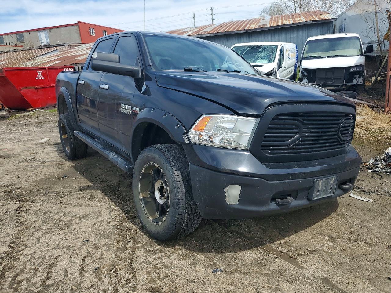 2013 Ram 1500 Slt Black vin: 1C6RR7LT8DS579669