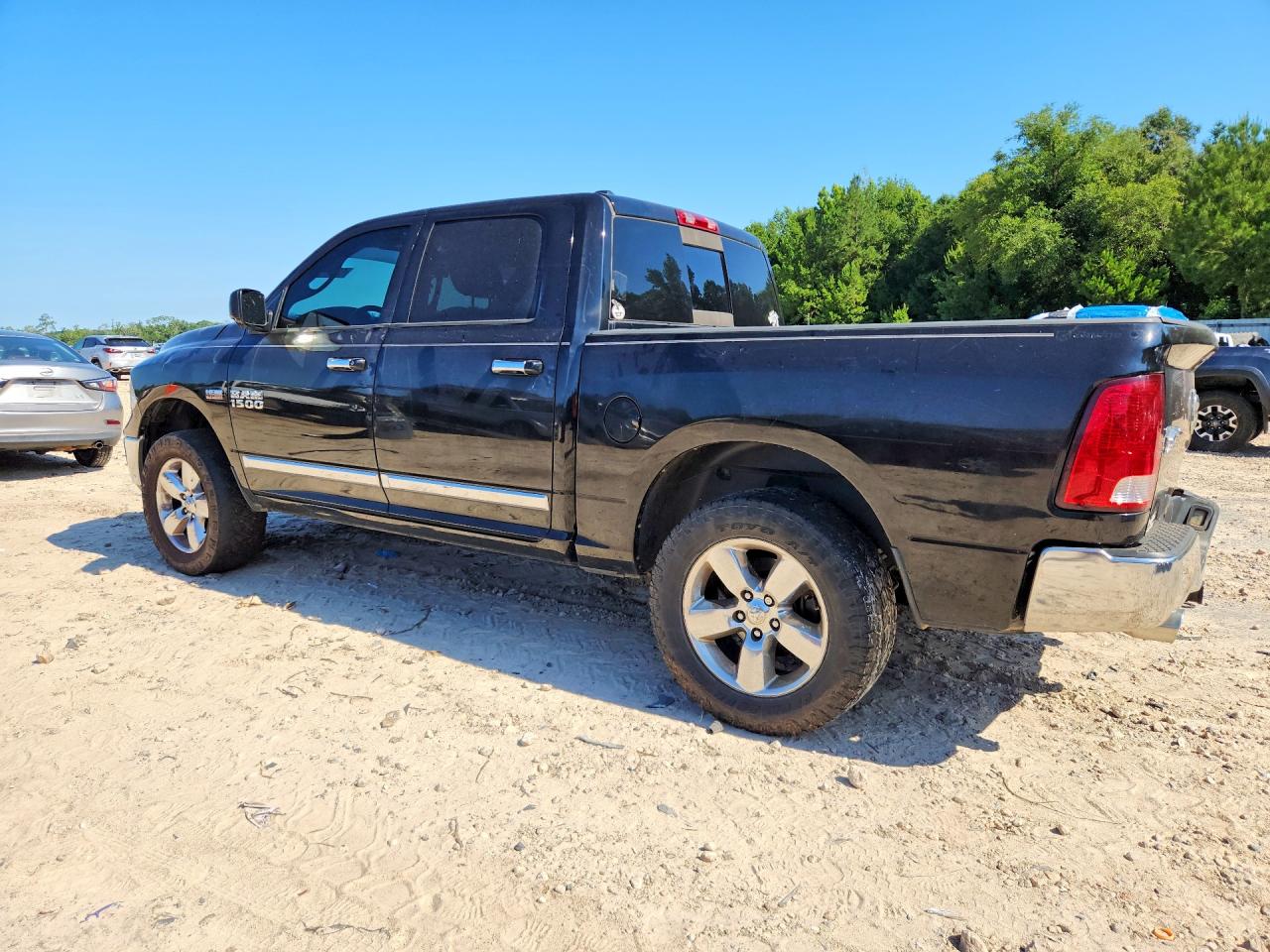 2013 Ram 1500 Slt Black vin: 1C6RR7LT8DS619605