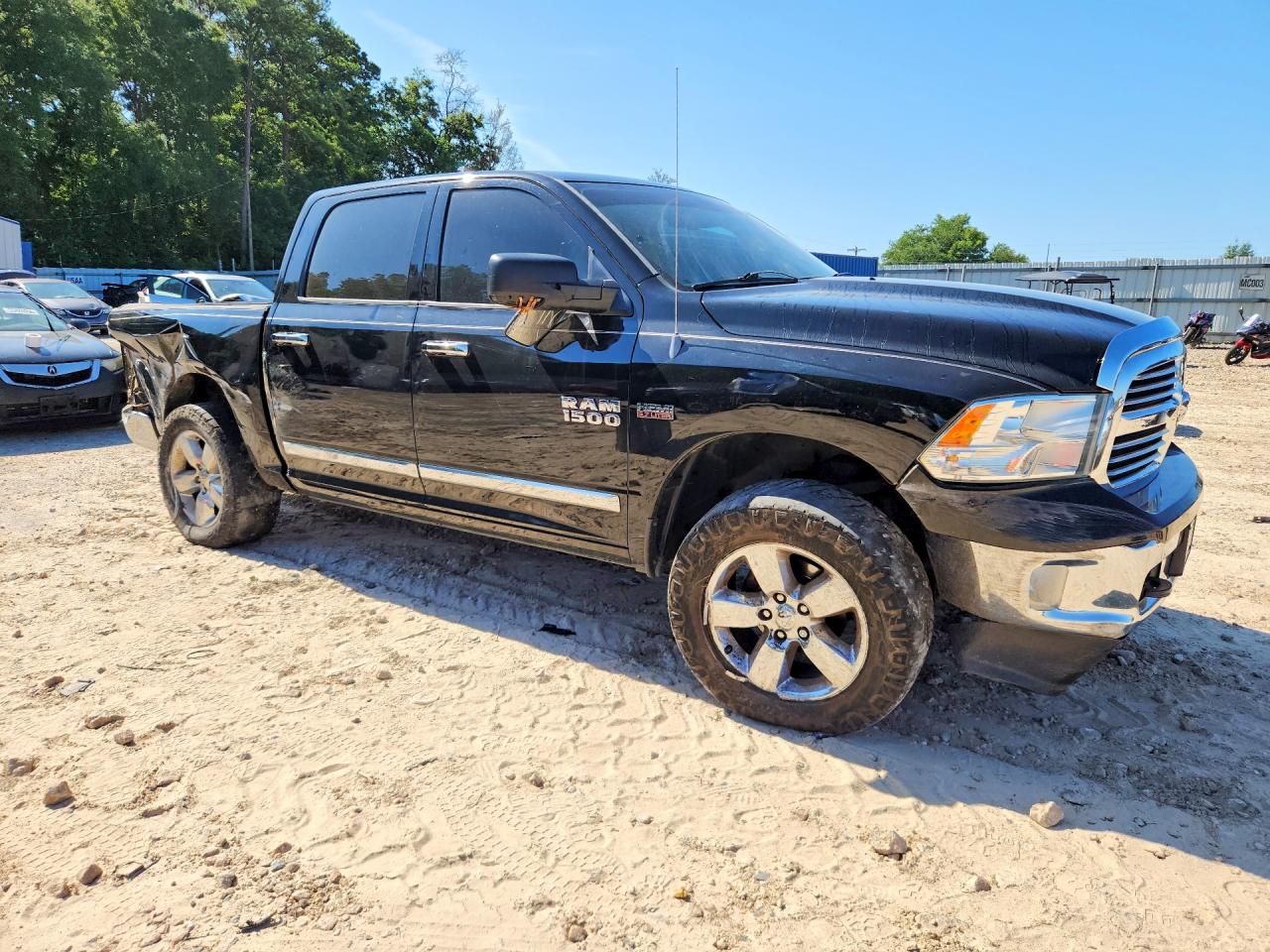 2013 Ram 1500 Slt Black vin: 1C6RR7LT8DS619605