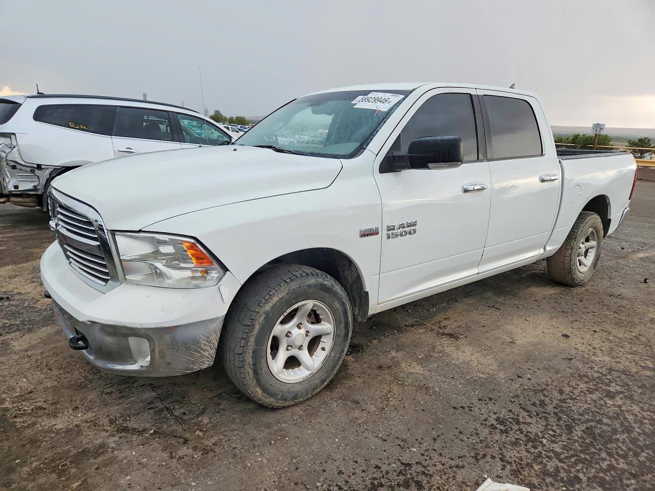 2013 Ram 1500 Slt White vin: 1C6RR7LT8DS683532