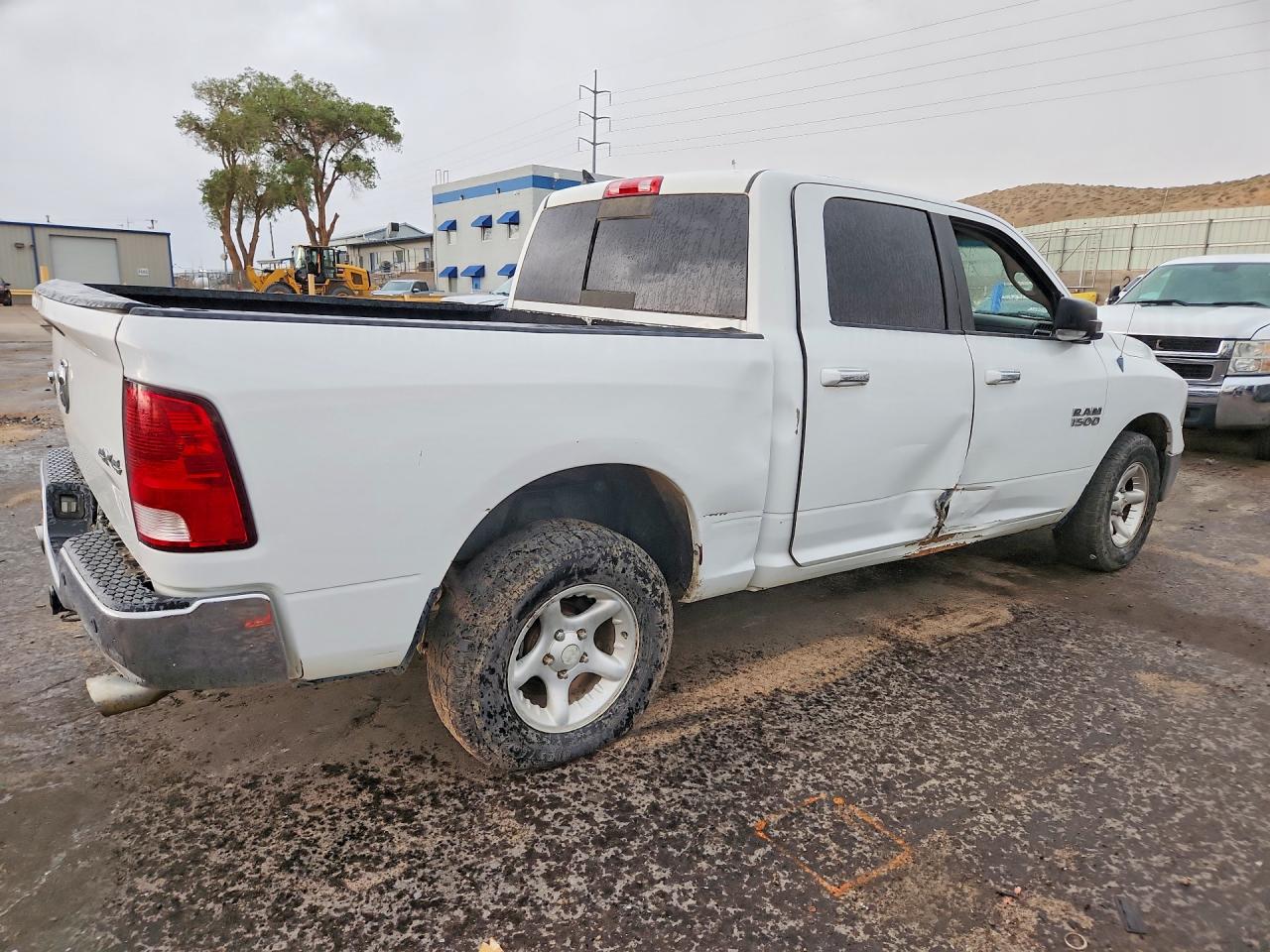 2013 Ram 1500 Slt White vin: 1C6RR7LT8DS683532