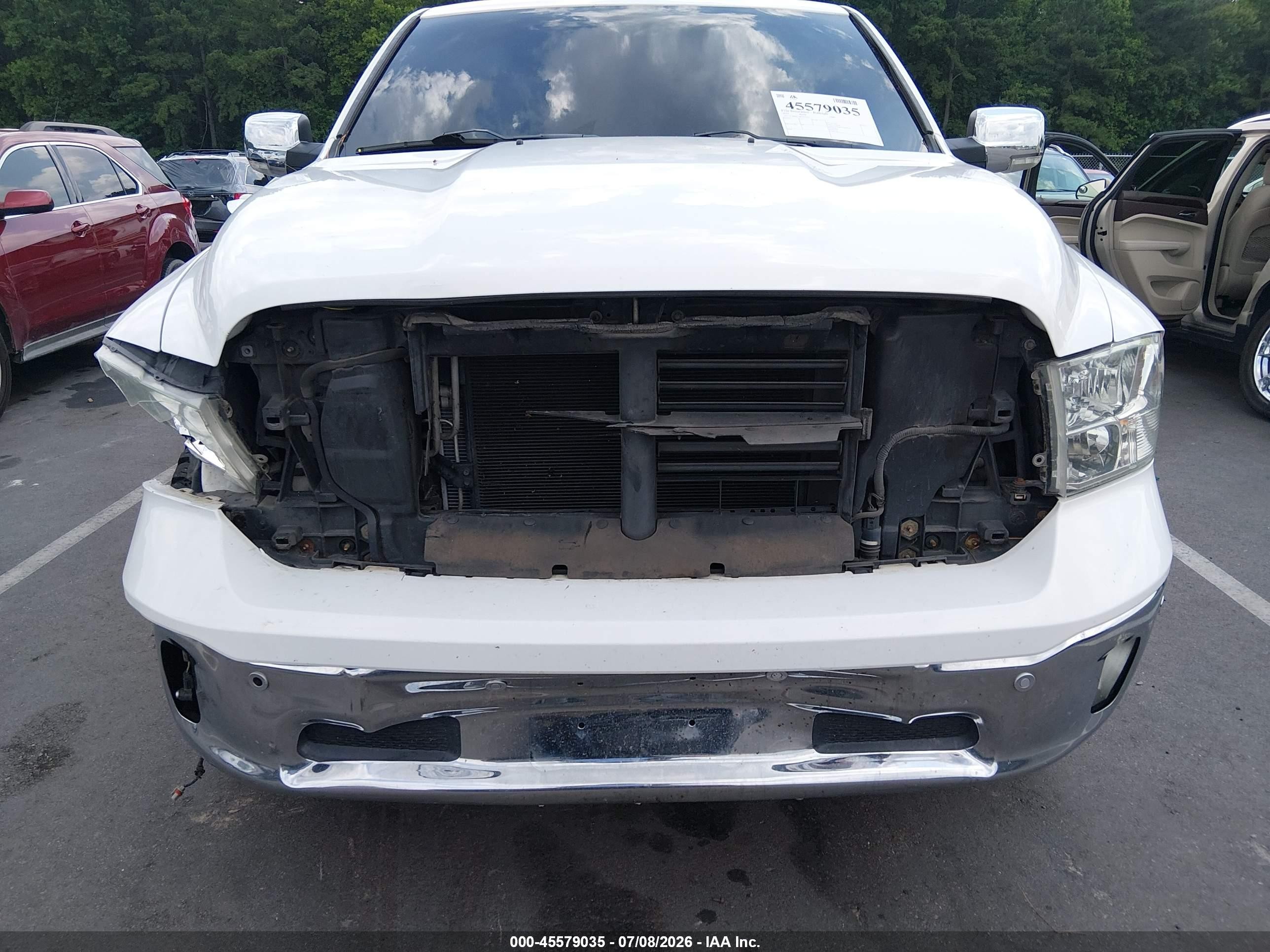 2014 Ram 1500 Big Horn White vin: 1C6RR7LT8ES232554