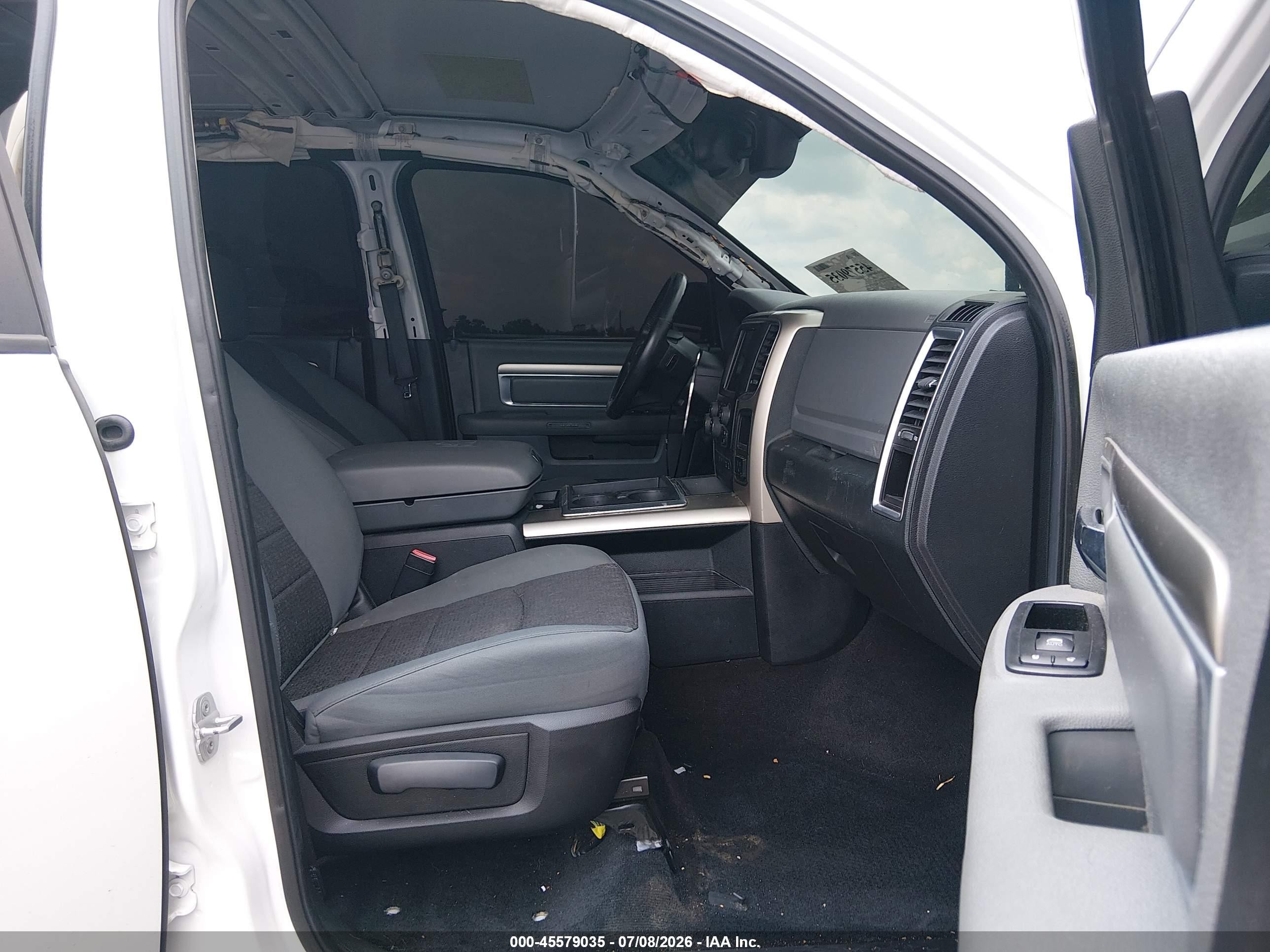 2014 Ram 1500 Big Horn White vin: 1C6RR7LT8ES232554