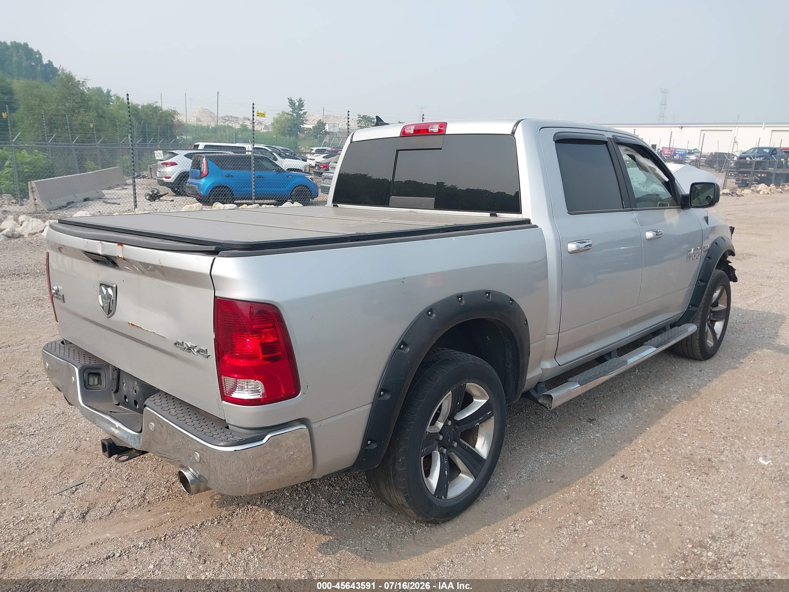 2014 Ram 1500 Big Horn Серебряный vin: 1C6RR7LT8ES468265