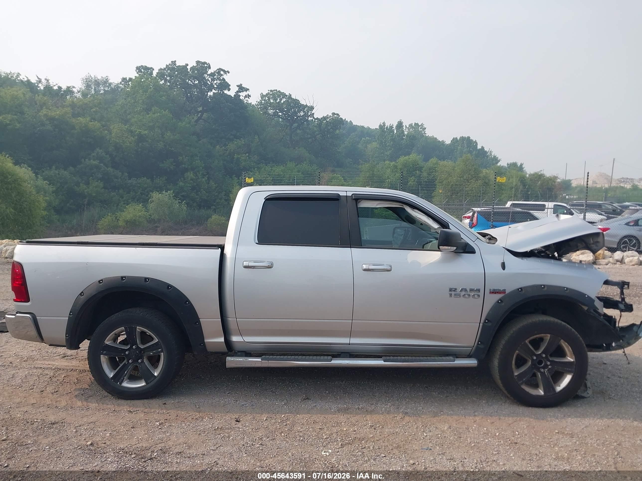 2014 Ram 1500 Big Horn Серебряный vin: 1C6RR7LT8ES468265