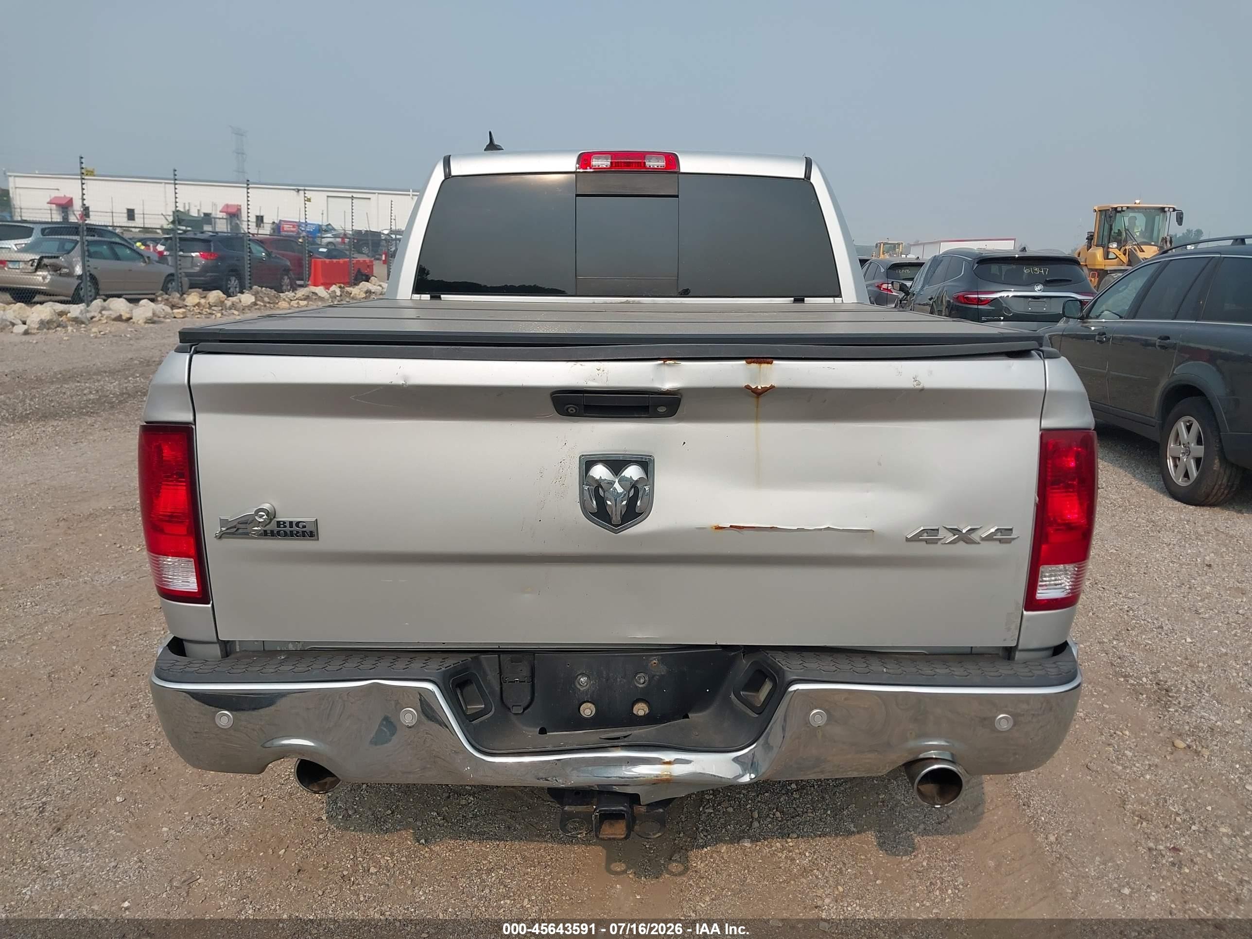 2014 Ram 1500 Big Horn Серебряный vin: 1C6RR7LT8ES468265