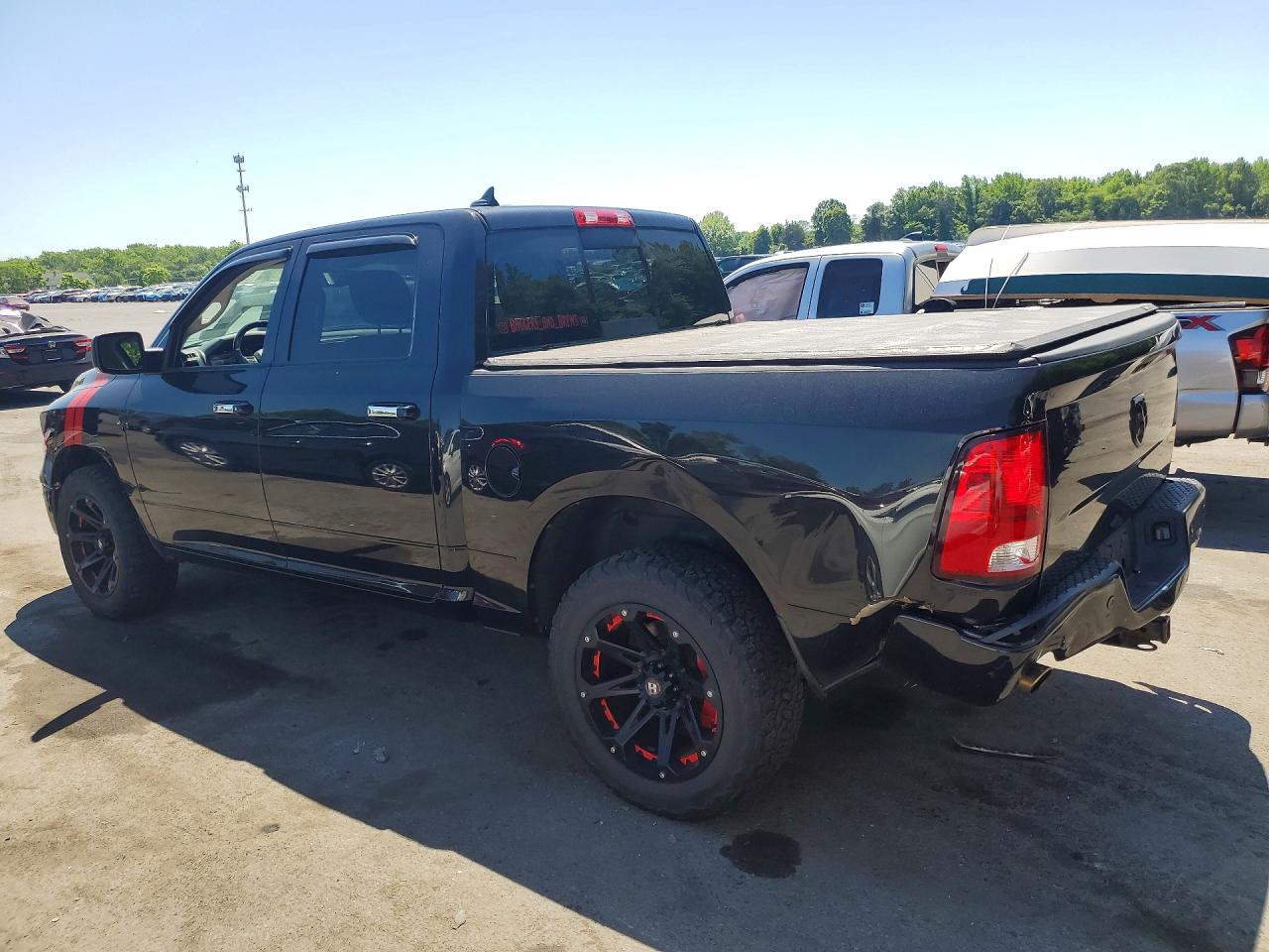2015 Ram 1500 Slt Black vin: 1C6RR7LT8FS697224