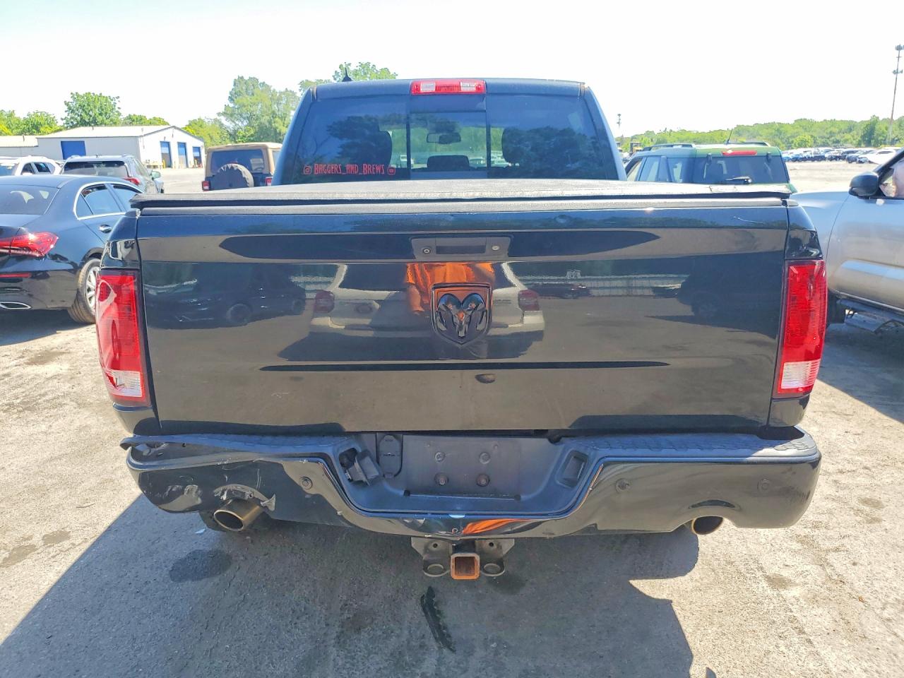 2015 Ram 1500 Slt Black vin: 1C6RR7LT8FS697224
