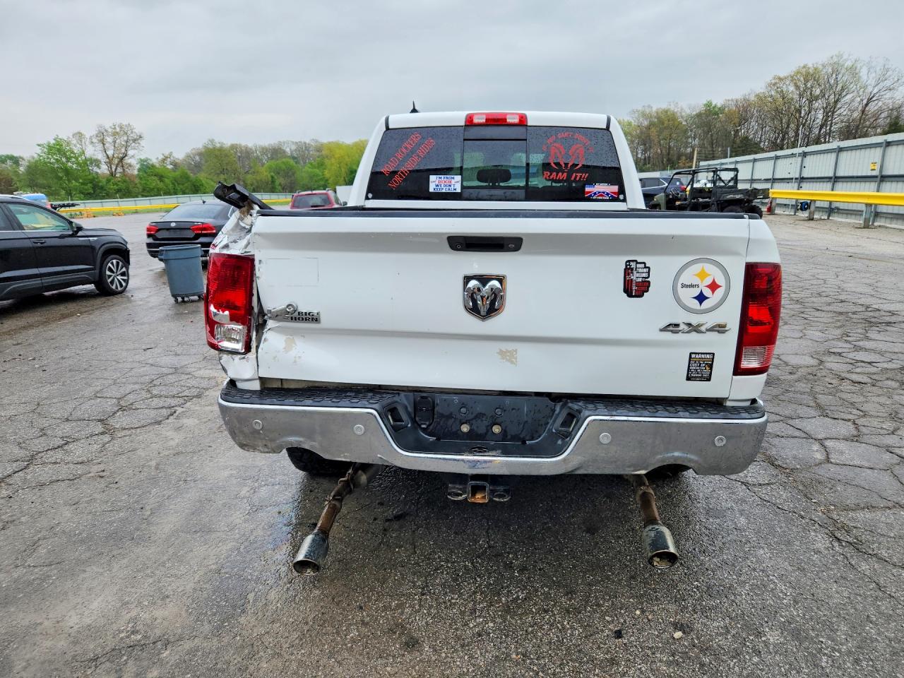 2015 Ram 1500 Slt White vin: 1C6RR7LT8FS788901