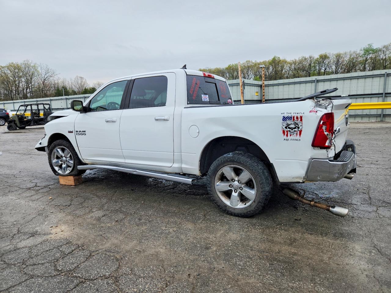 2015 Ram 1500 Slt White vin: 1C6RR7LT8FS788901