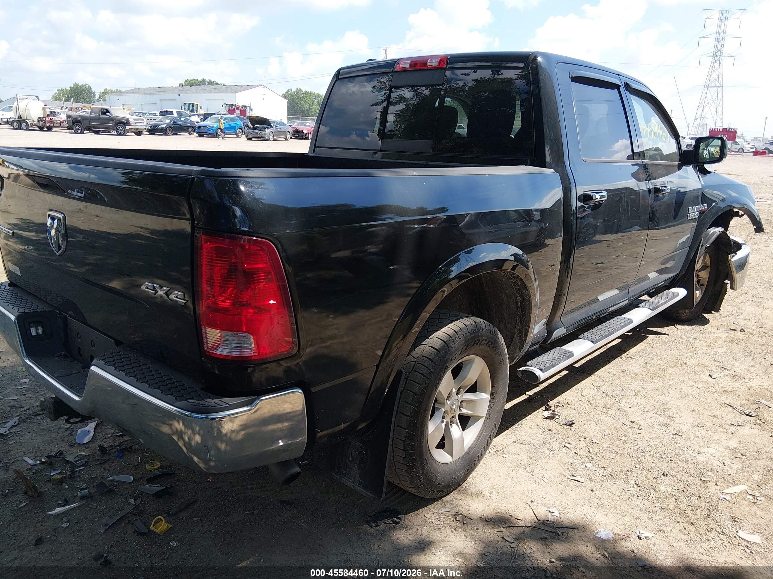 2013 Ram 1500 Outdoorsman Black vin: 1C6RR7LT9DS510943