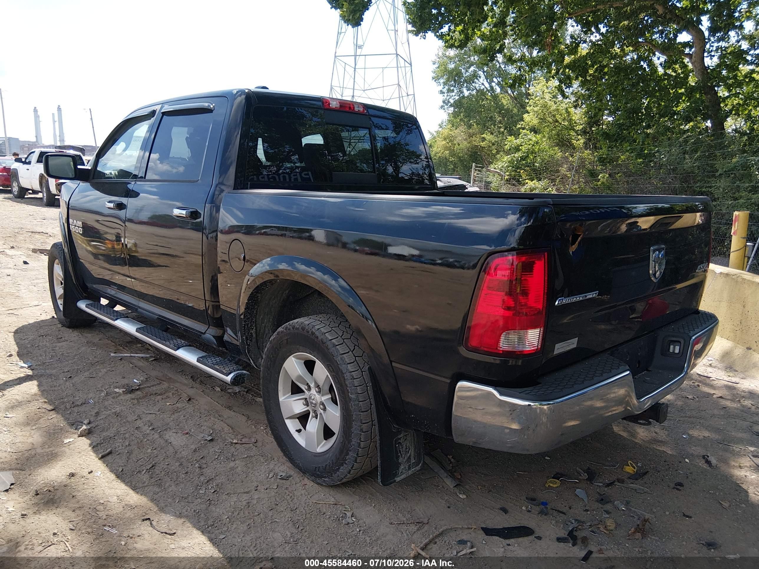 2013 Ram 1500 Outdoorsman Black vin: 1C6RR7LT9DS510943