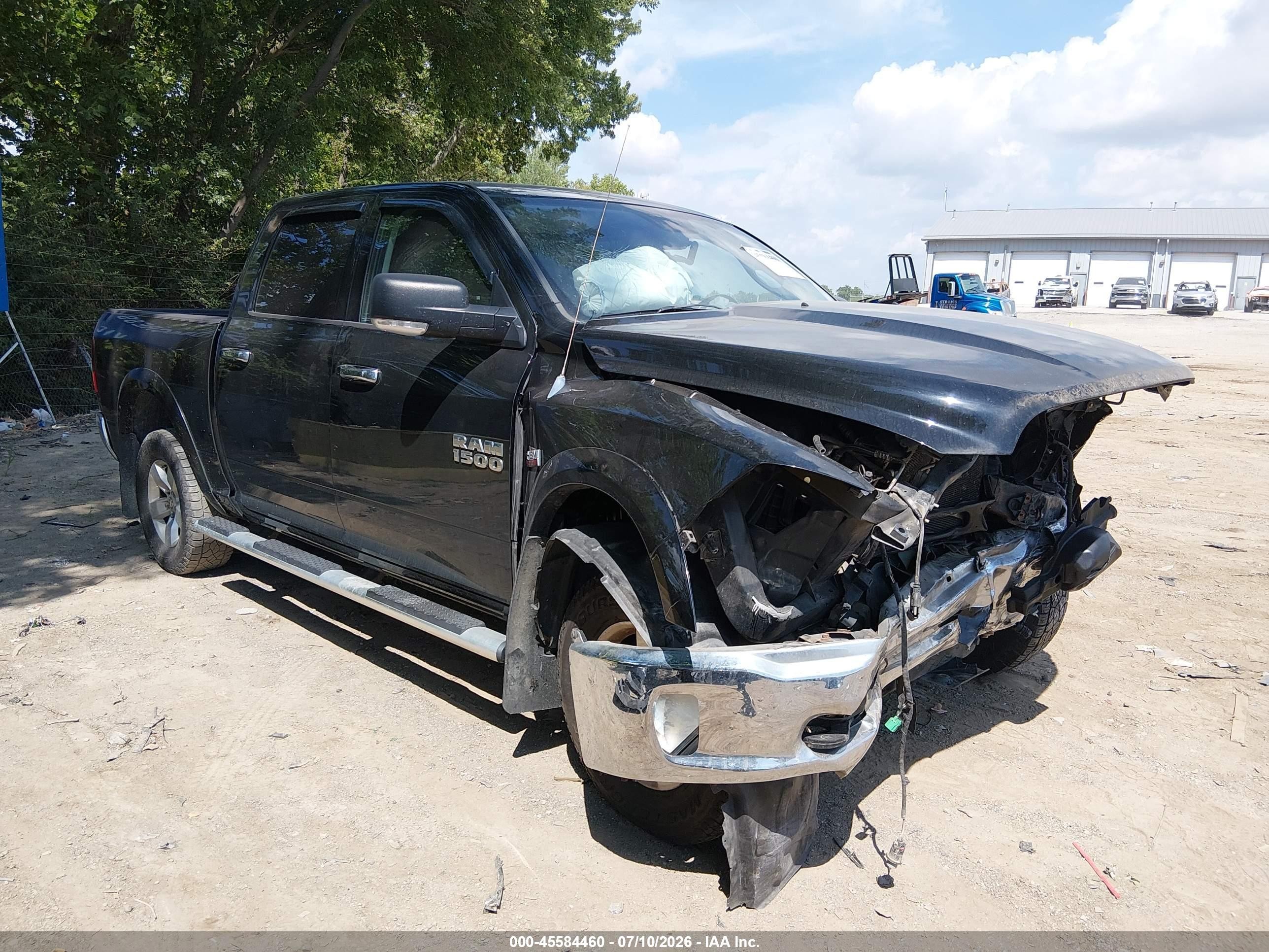 2013 Ram 1500 Outdoorsman Black vin: 1C6RR7LT9DS510943