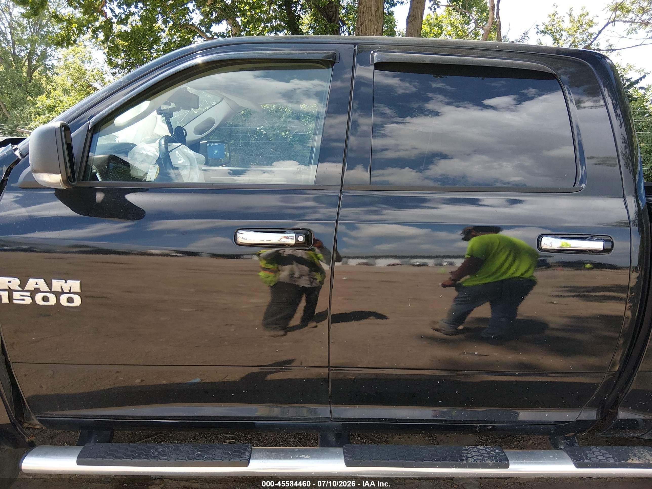2013 Ram 1500 Outdoorsman Black vin: 1C6RR7LT9DS510943