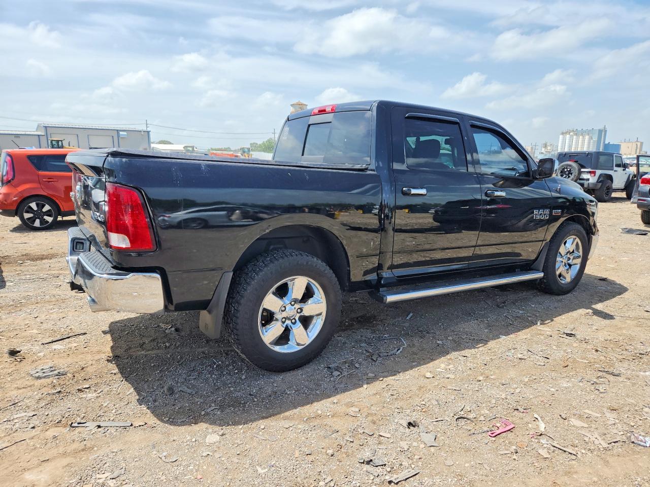 2013 Ram 1500 Slt Black vin: 1C6RR7LT9DS524387