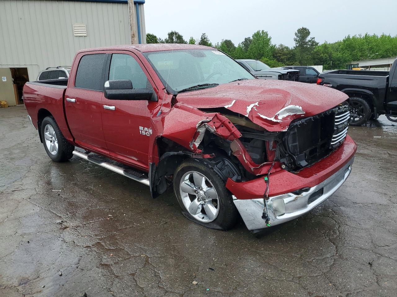 2013 Ram 1500 Slt Red vin: 1C6RR7LT9DS585075