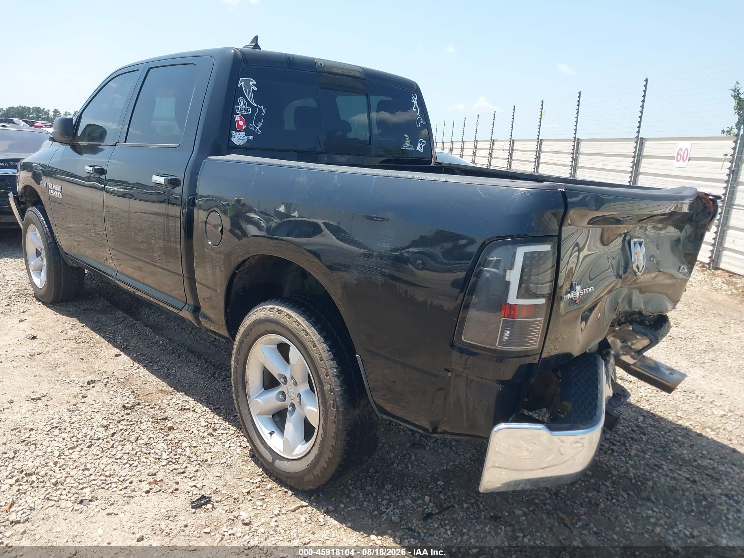 2013 Ram 1500 Lone Star Black vin: 1C6RR7LT9DS715159