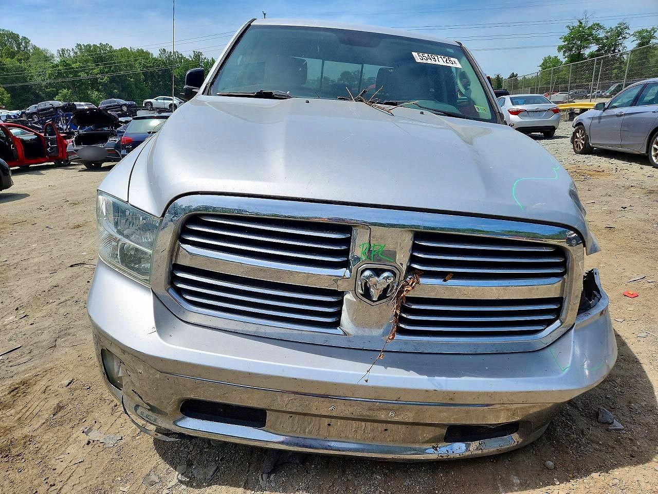 2014 Ram 1500 Slt Silver vin: 1C6RR7LT9ES119888
