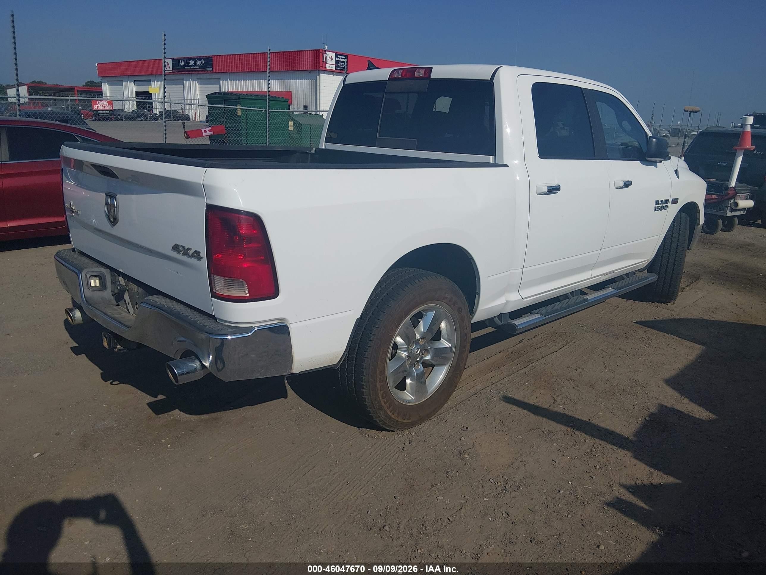 2014 Ram 1500 Lone Star White vin: 1C6RR7LT9ES270617