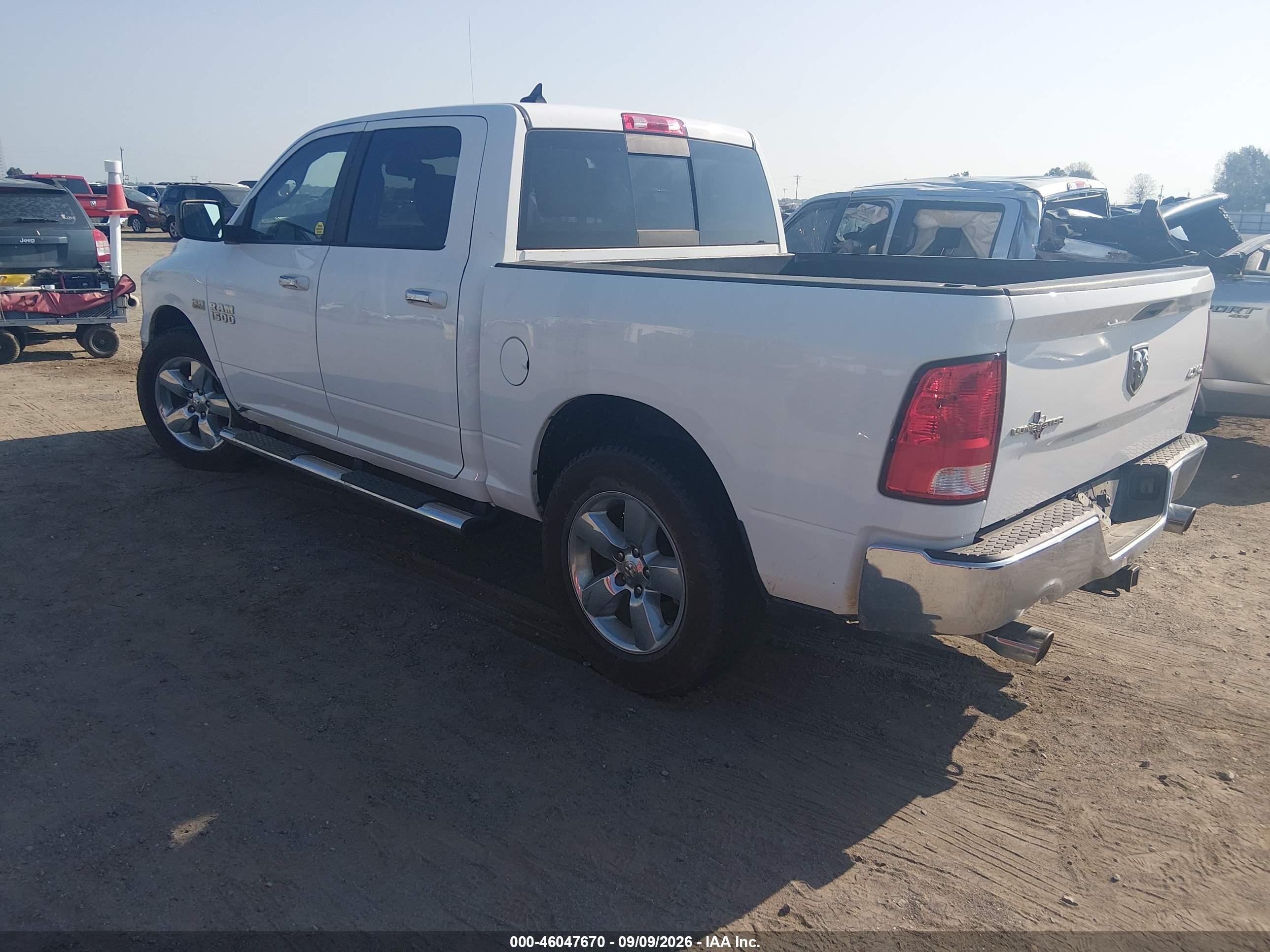 2014 Ram 1500 Lone Star White vin: 1C6RR7LT9ES270617