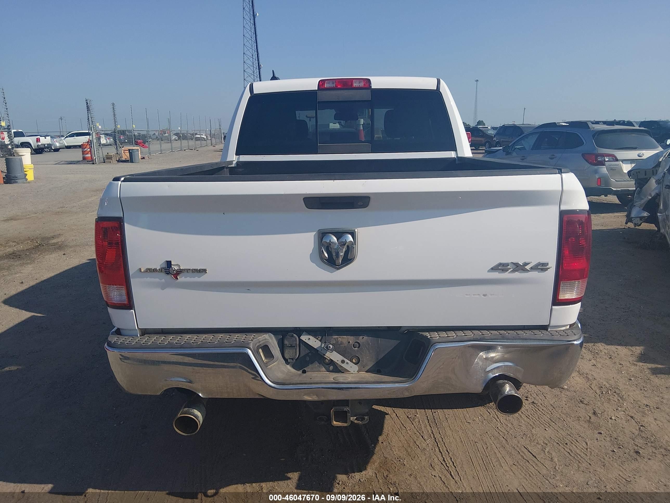 2014 Ram 1500 Lone Star White vin: 1C6RR7LT9ES270617
