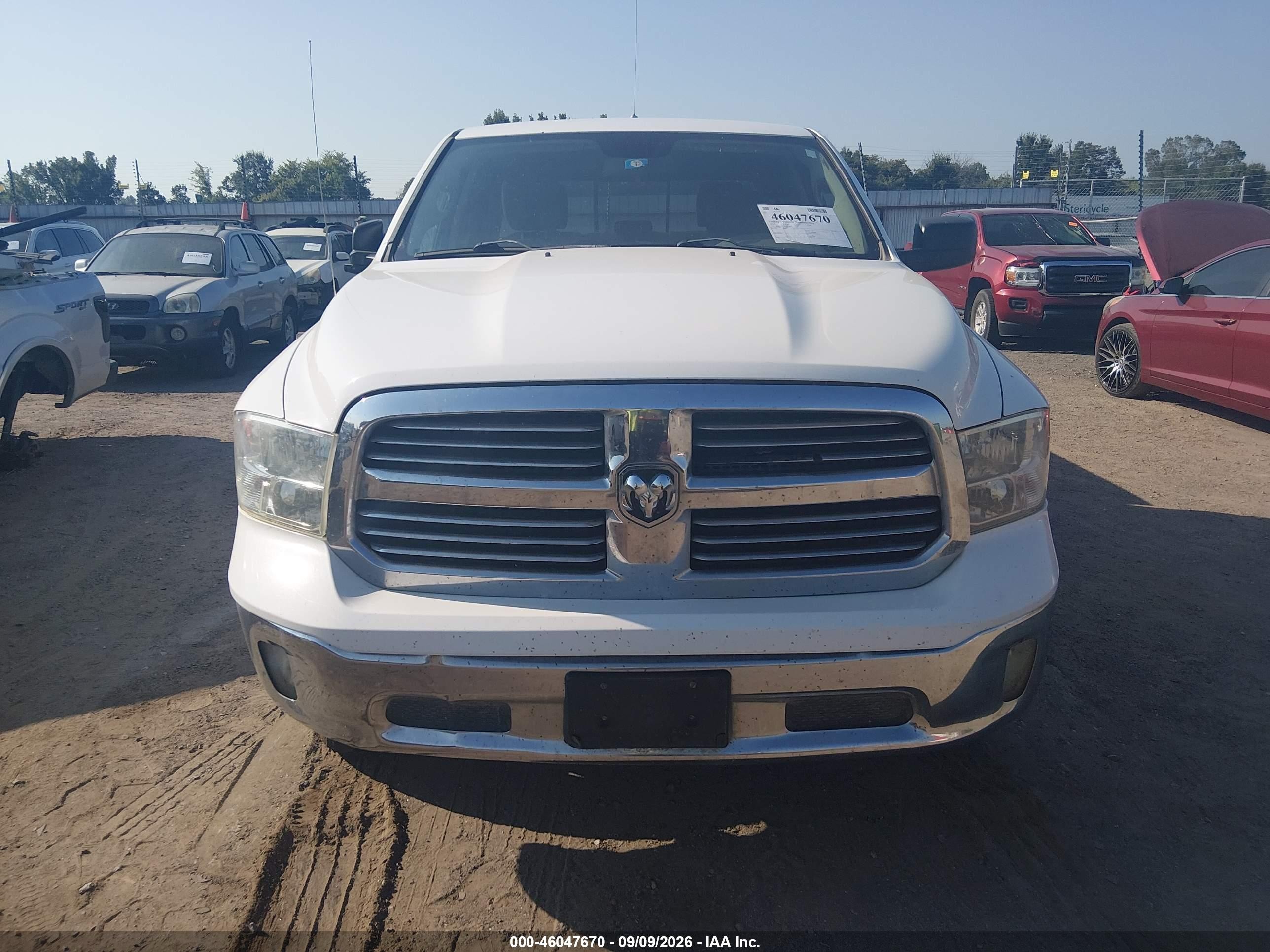 2014 Ram 1500 Lone Star White vin: 1C6RR7LT9ES270617