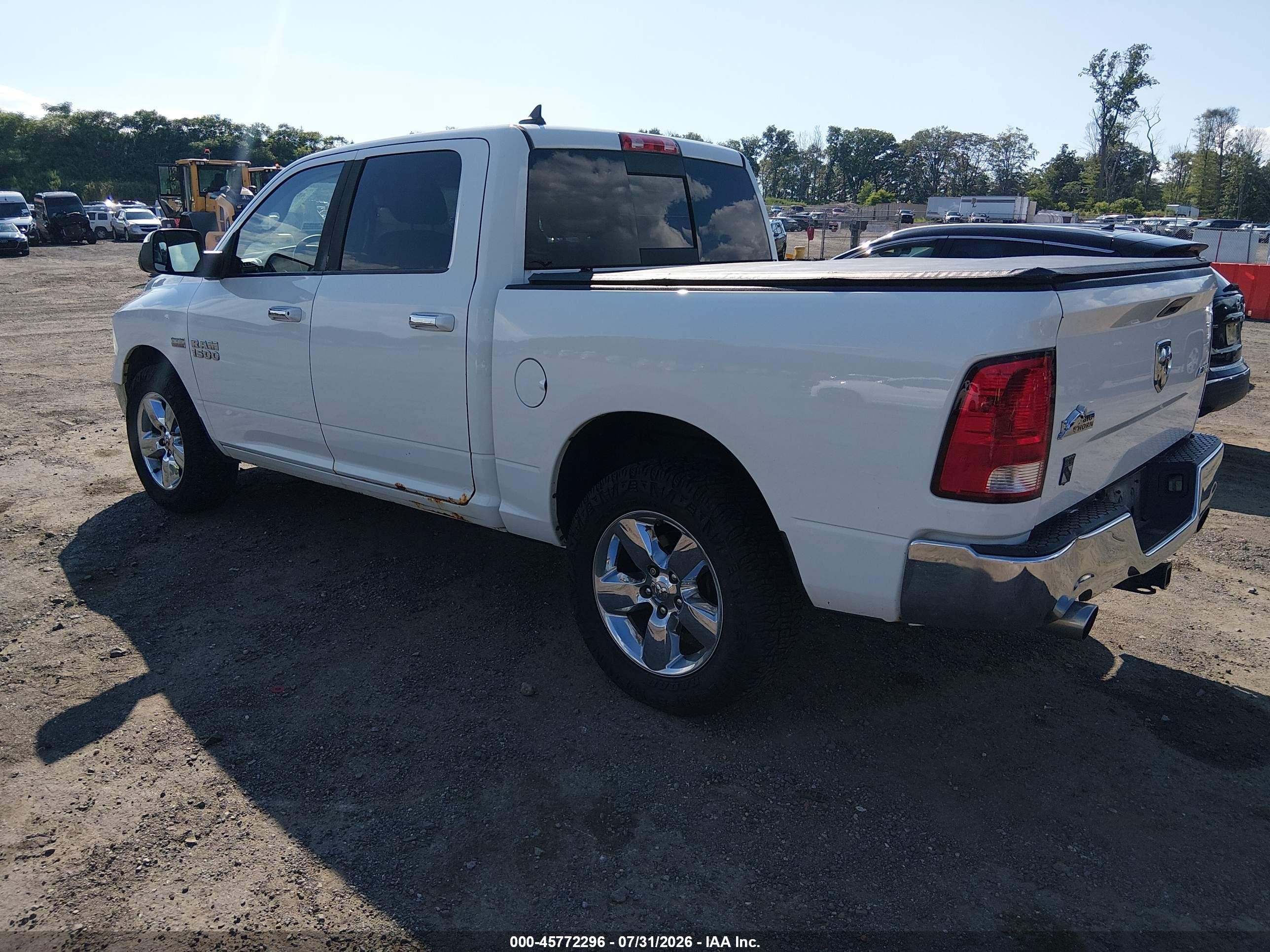 2014 Ram 1500 Big Horn White vin: 1C6RR7LT9ES375075
