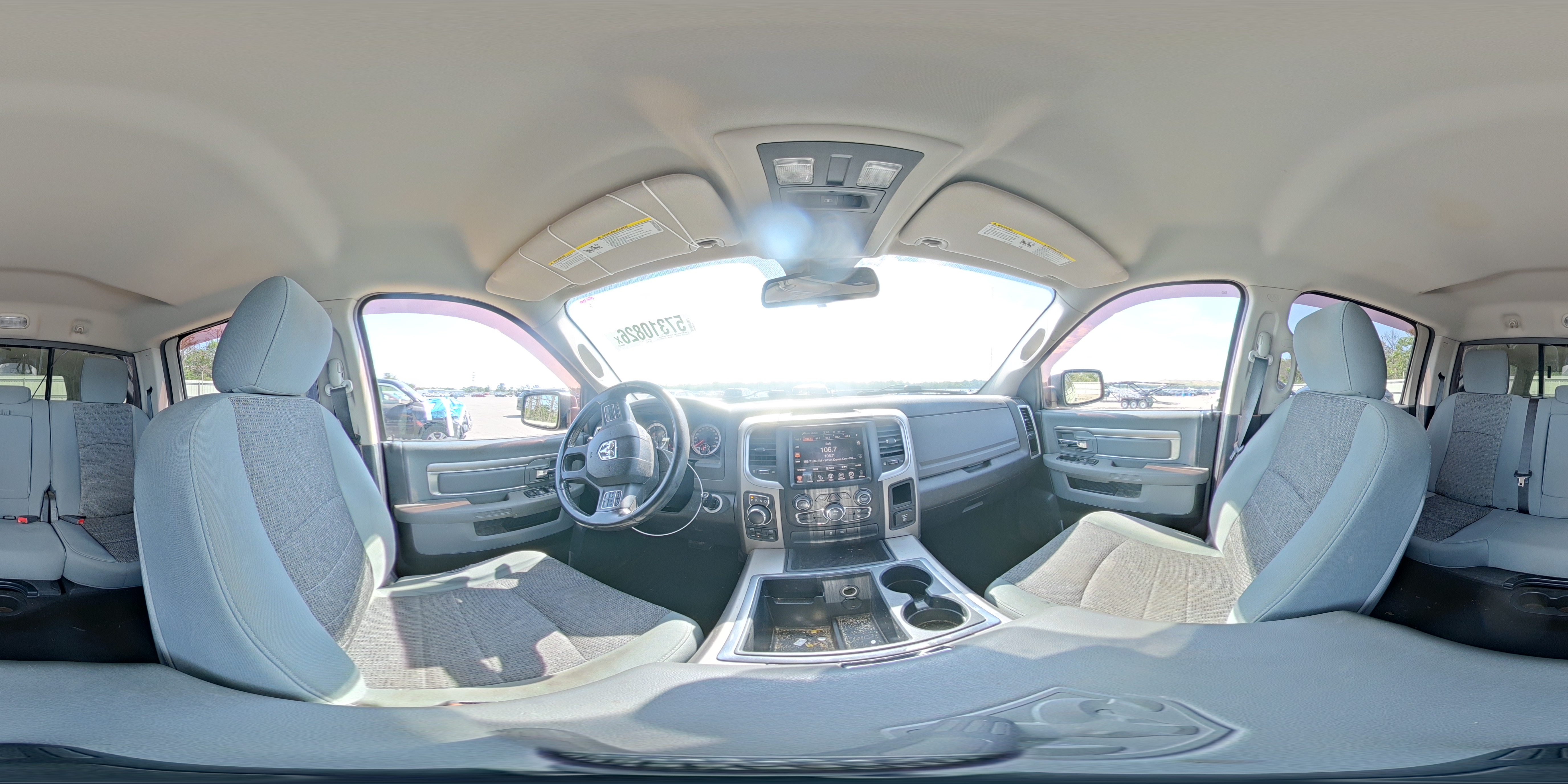 2014 Ram 1500 Slt Серый vin: 1C6RR7LT9ES380423