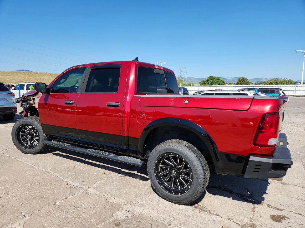 2014 Ram 1500 Slt Burgundy vin: 1C6RR7LT9ES470316