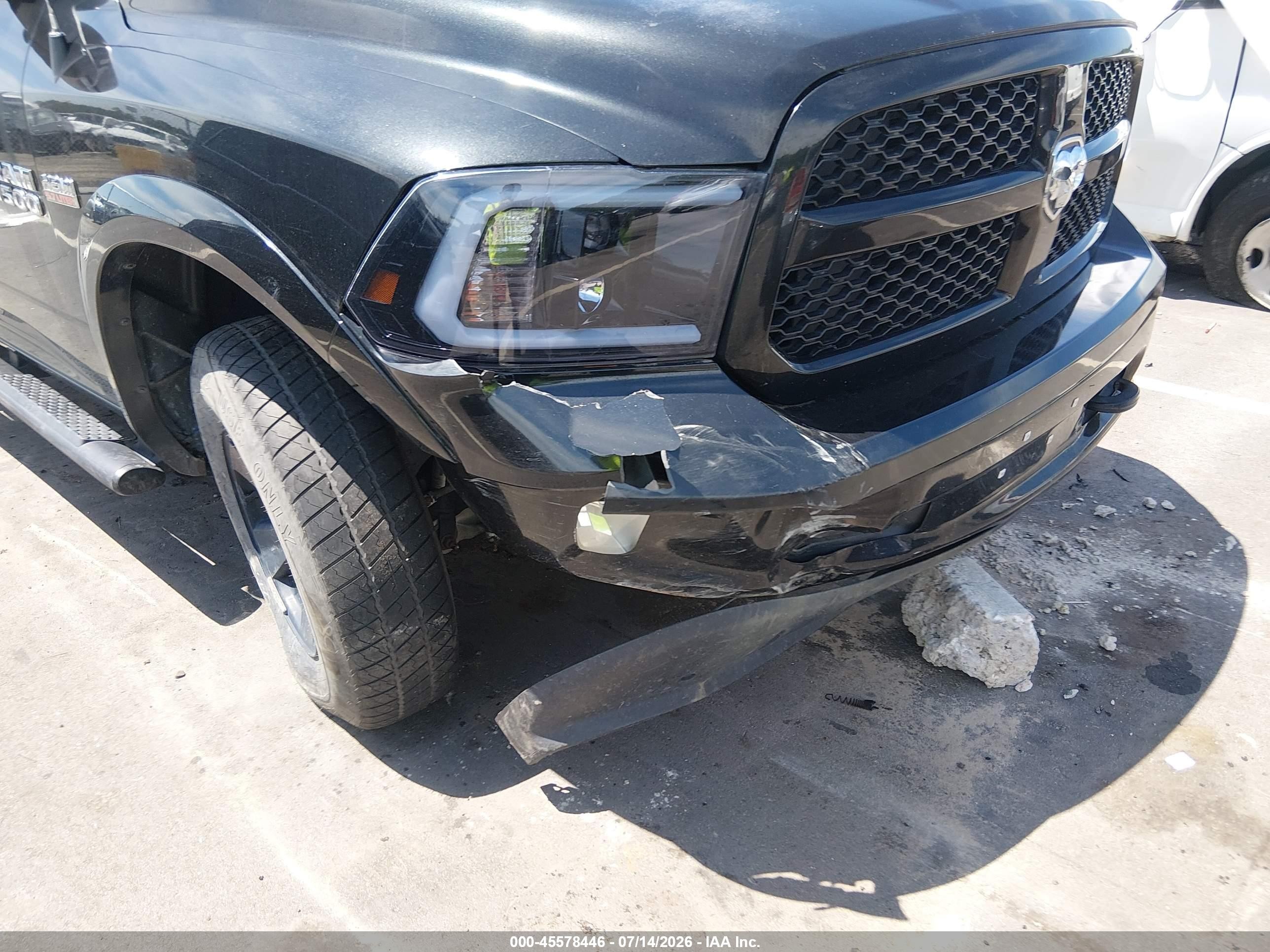 2015 Ram 1500 Outdoorsman Black vin: 1C6RR7LT9FS626906