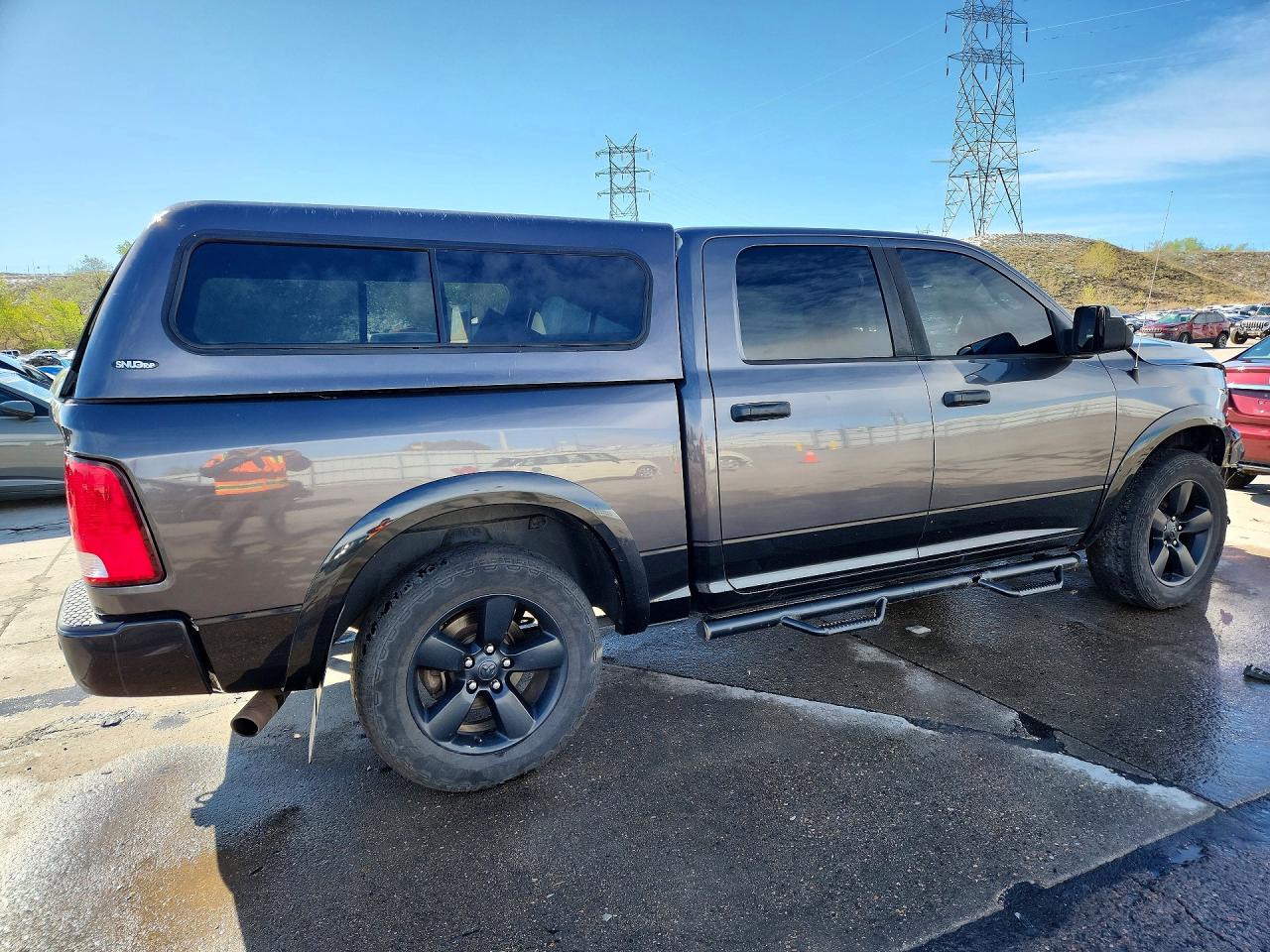 2015 Ram 1500 Slt Gray vin: 1C6RR7LT9FS628378