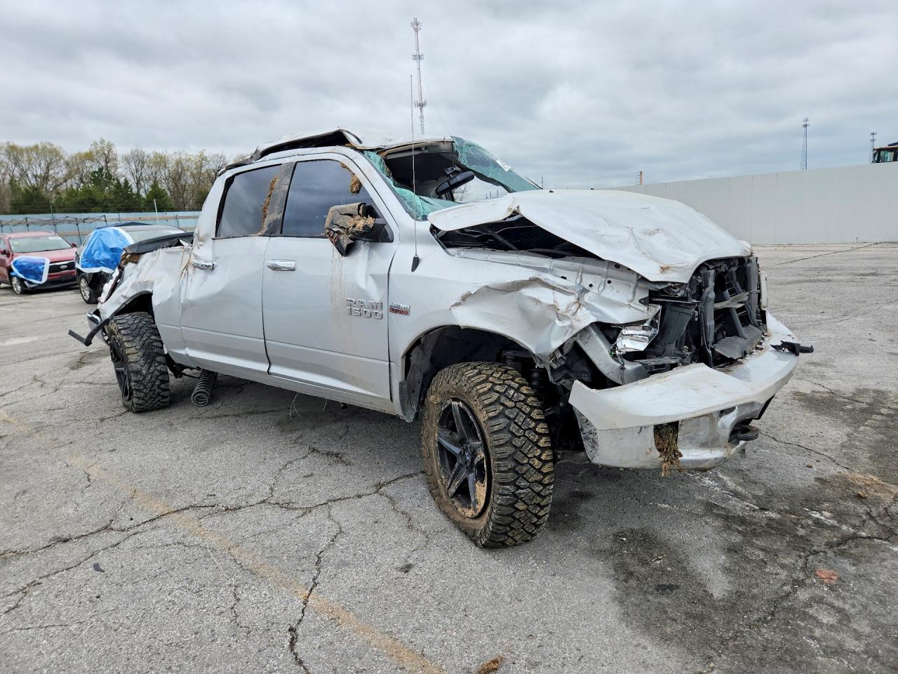 2015 Ram 1500 Slt Silver vin: 1C6RR7LT9FS636240
