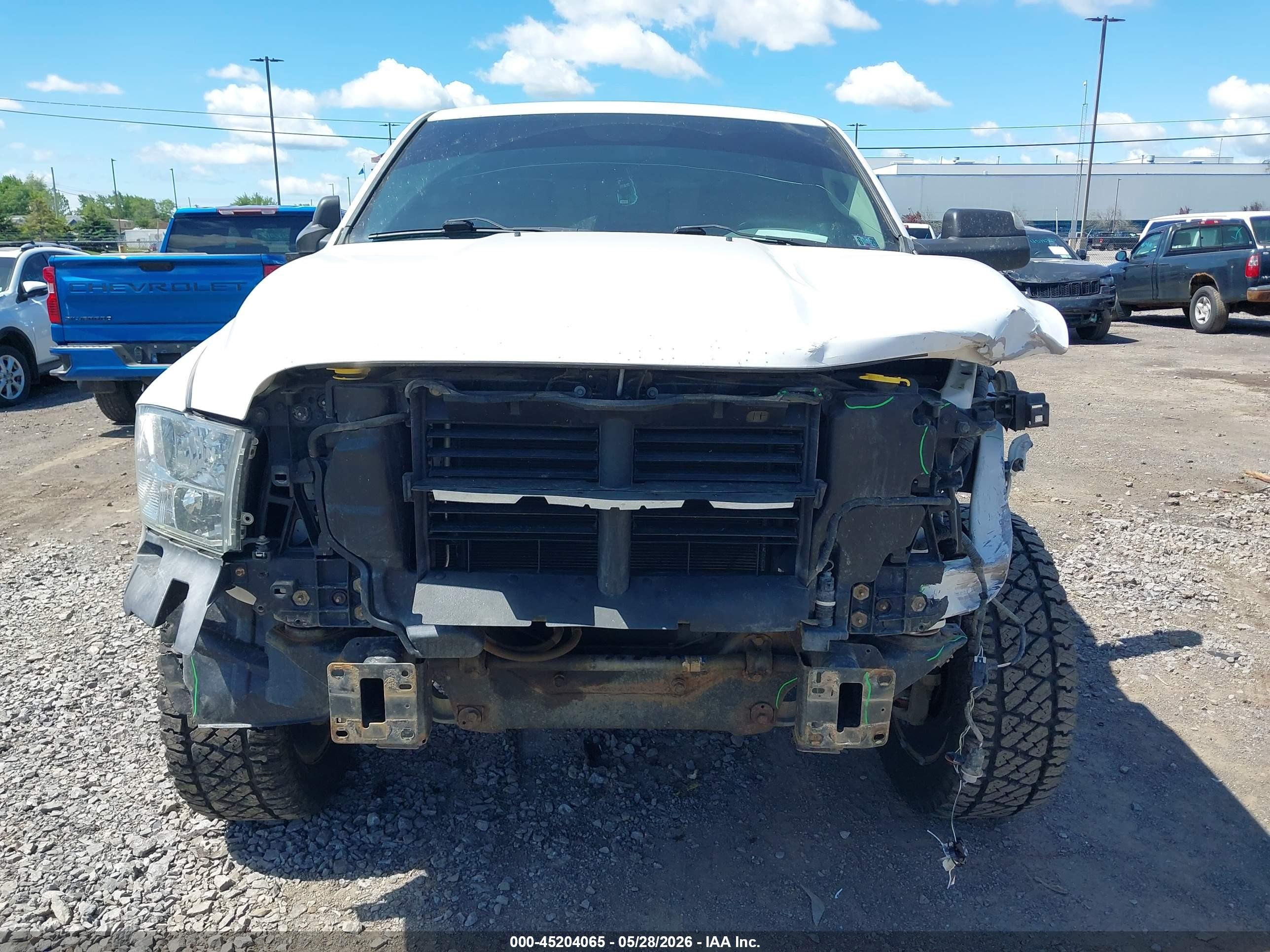 2015 Ram 1500 Big Horn Белый vin: 1C6RR7LT9FS641874