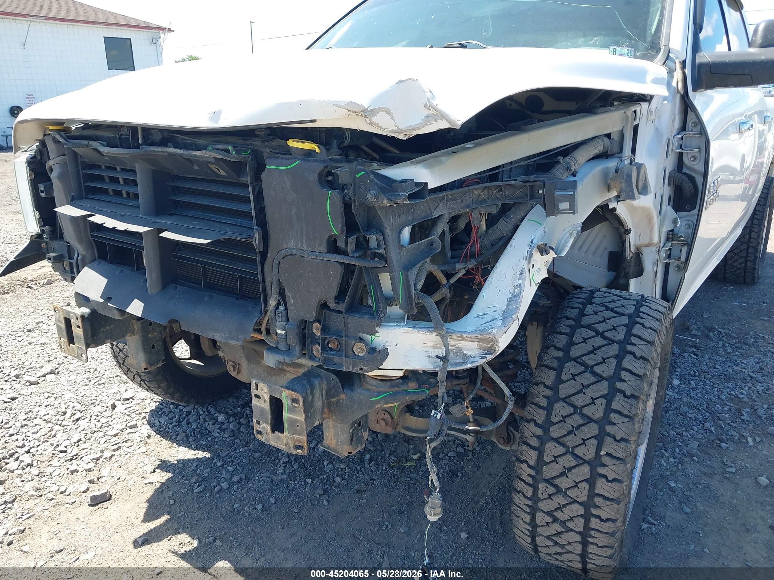 2015 Ram 1500 Big Horn Белый vin: 1C6RR7LT9FS641874
