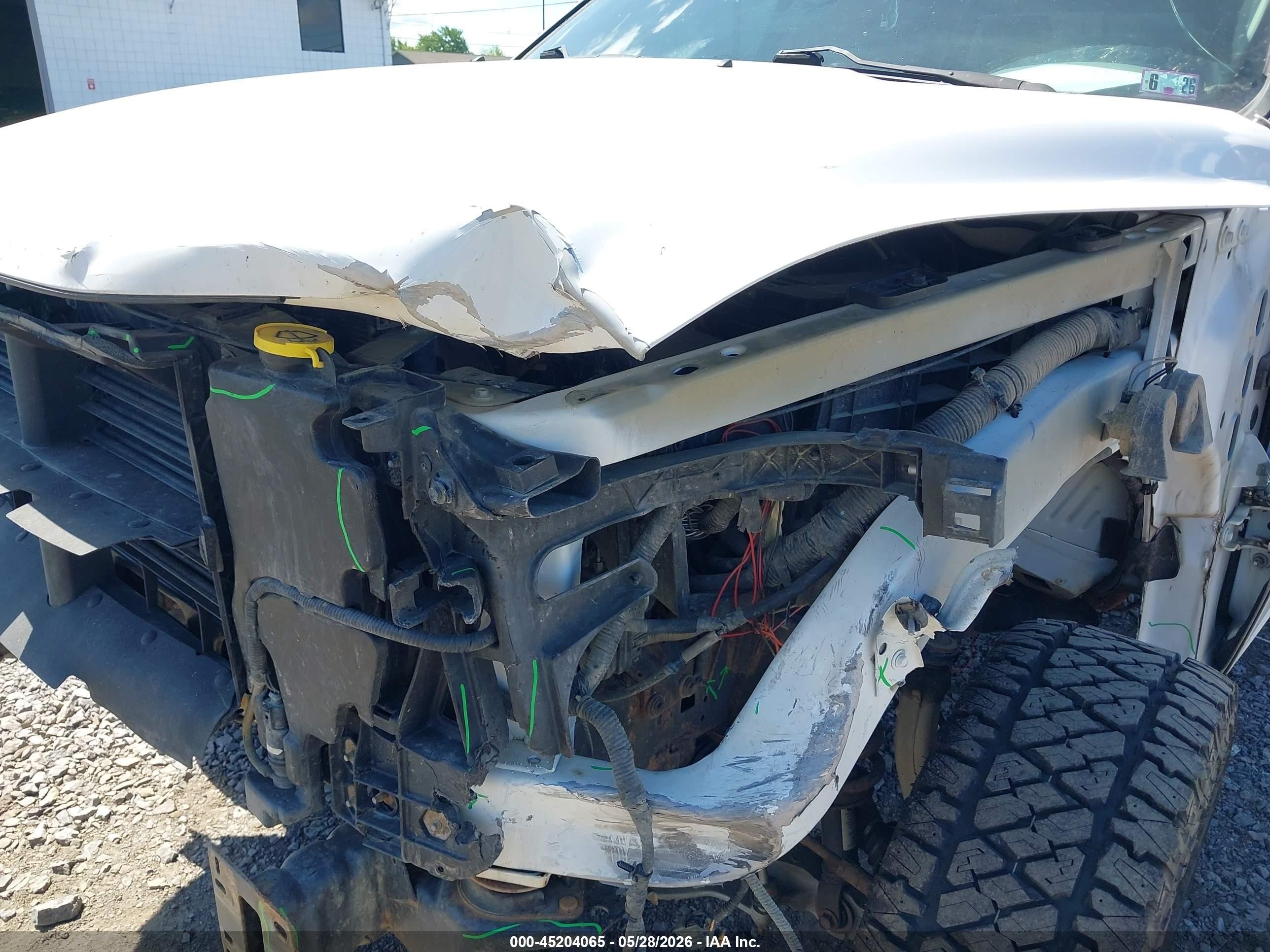 2015 Ram 1500 Big Horn Белый vin: 1C6RR7LT9FS641874