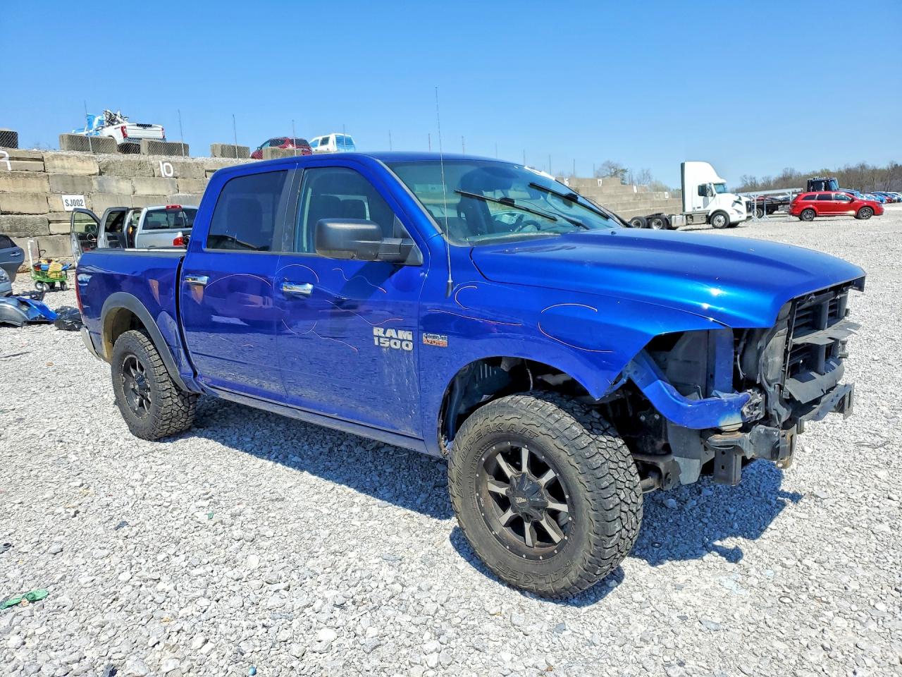 2015 Ram 1500 Slt Blue vin: 1C6RR7LT9FS772903