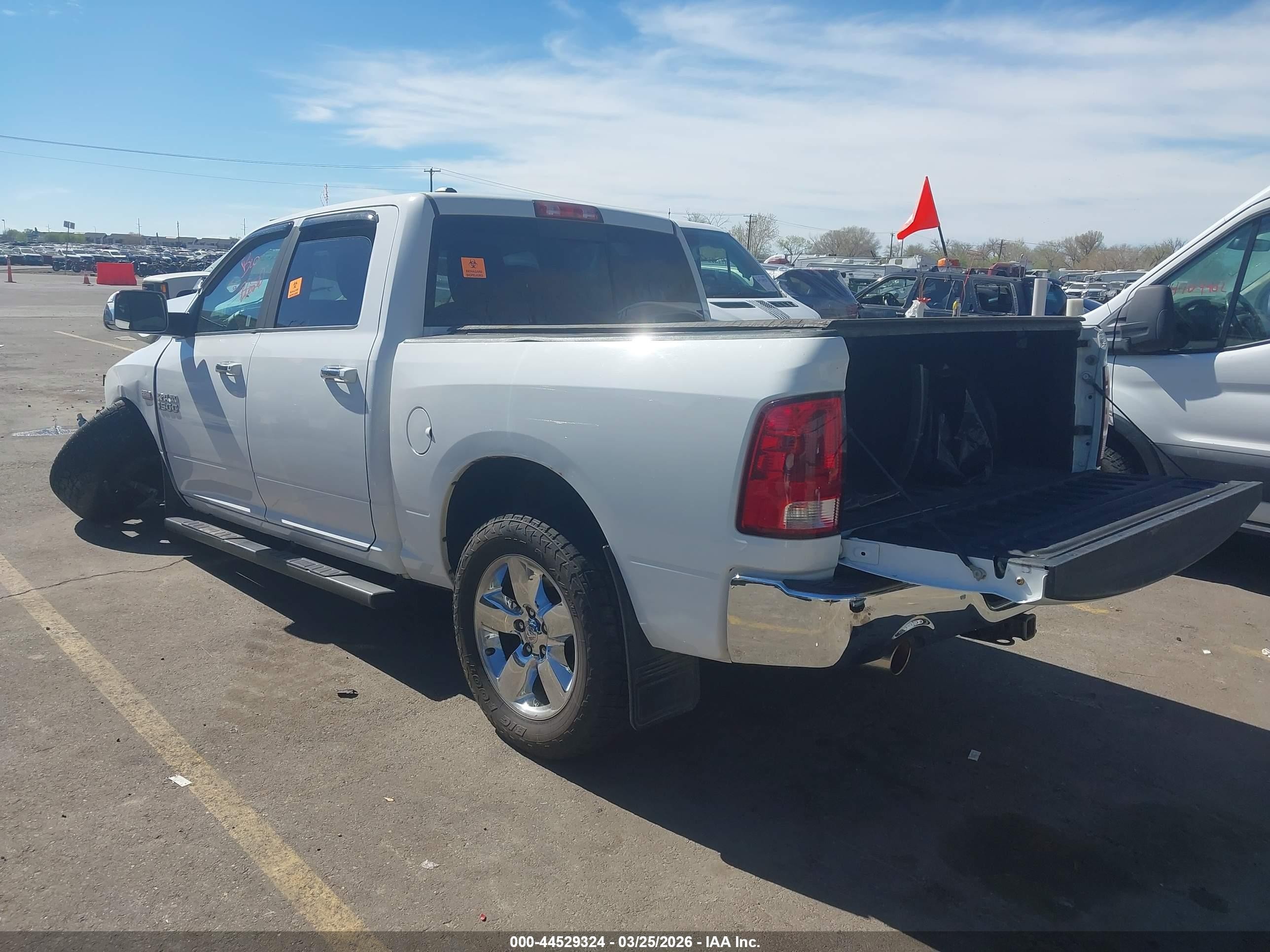 2013 Ram 1500 Slt White vin: 1C6RR7LTXDS664450