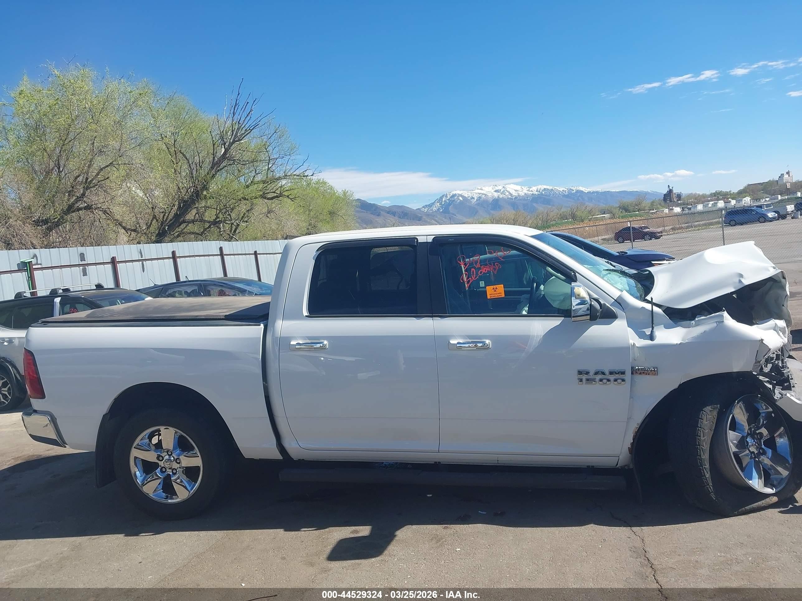 2013 Ram 1500 Slt White vin: 1C6RR7LTXDS664450