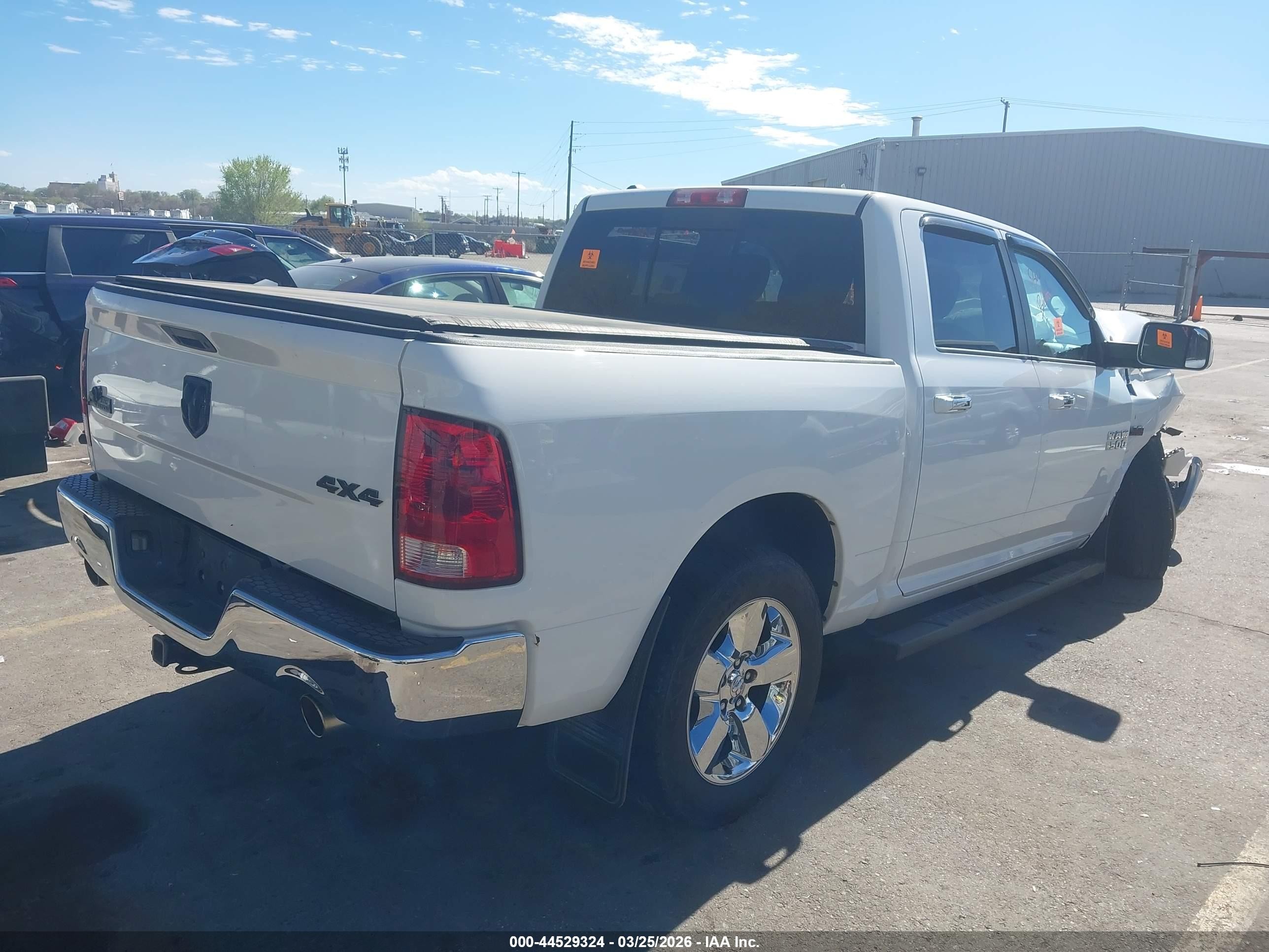 2013 Ram 1500 Slt White vin: 1C6RR7LTXDS664450