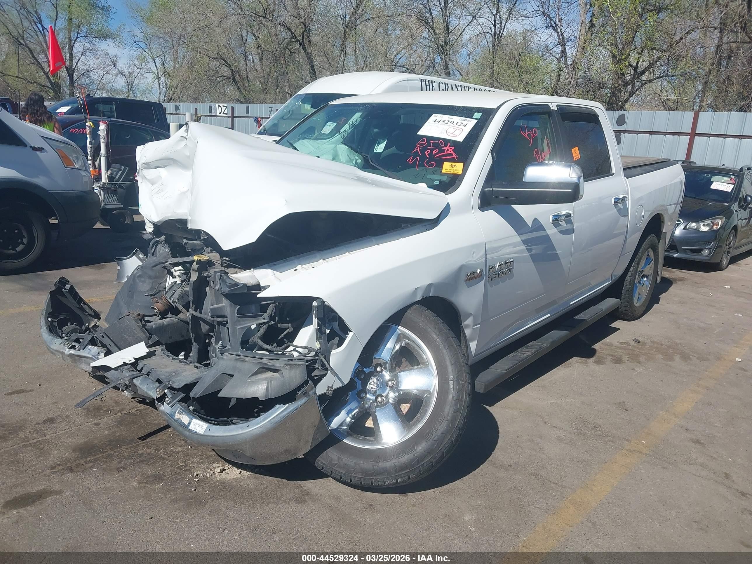 2013 Ram 1500 Slt White vin: 1C6RR7LTXDS664450
