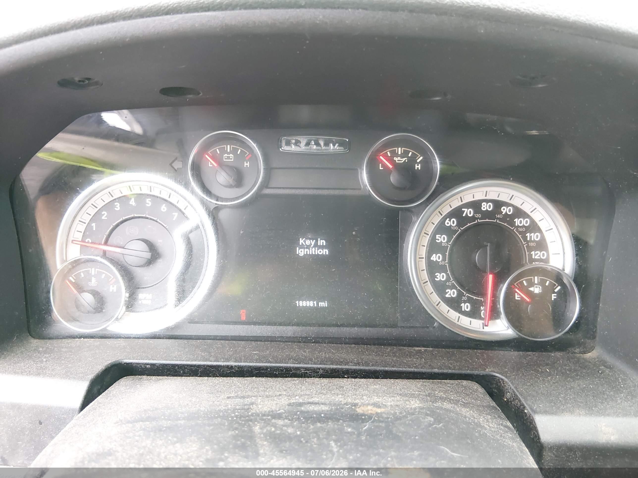 2013 Ram 1500 Big Horn Gray vin: 1C6RR7LTXDS703831