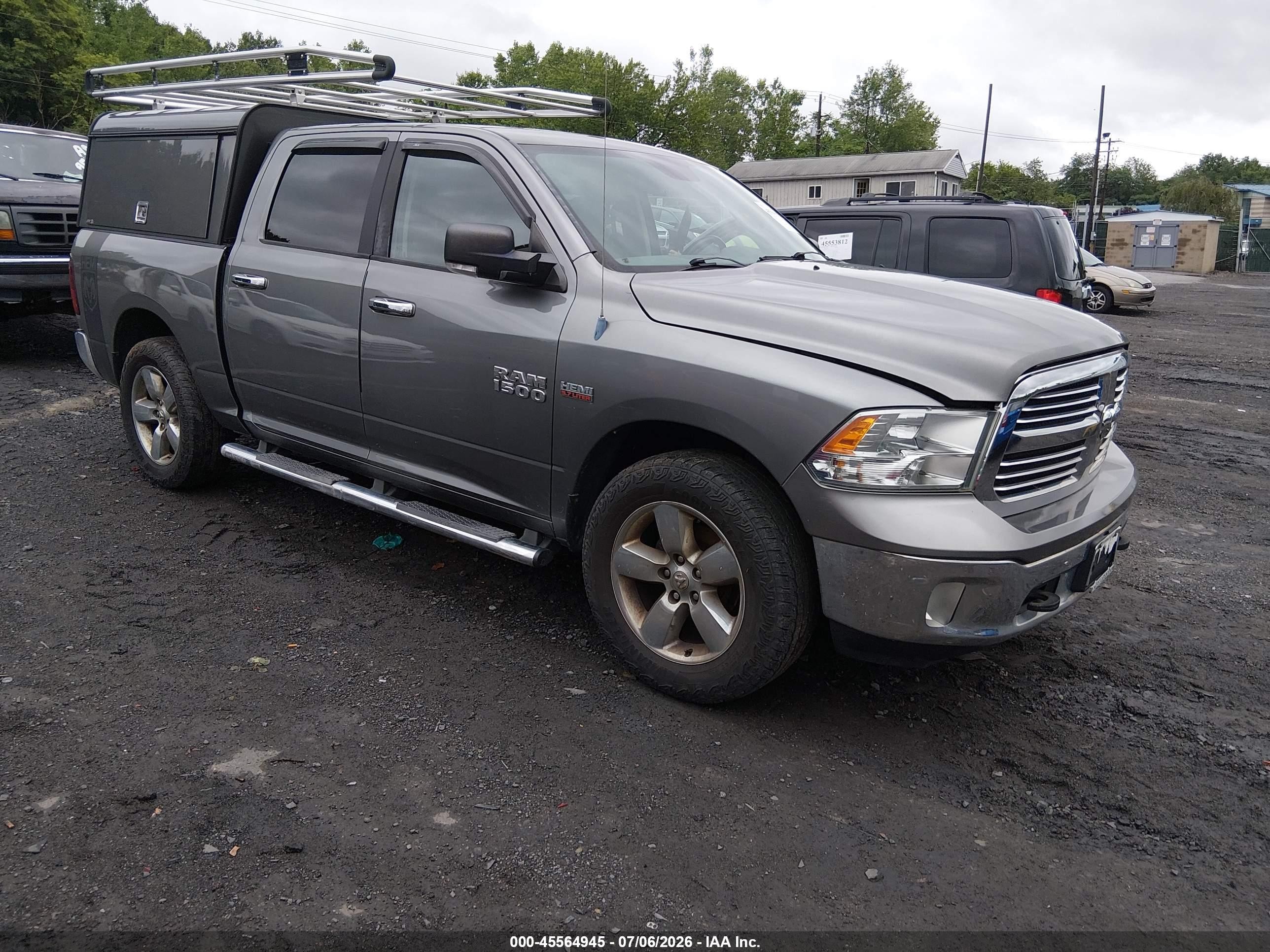 2013 Ram 1500 Big Horn Gray vin: 1C6RR7LTXDS703831