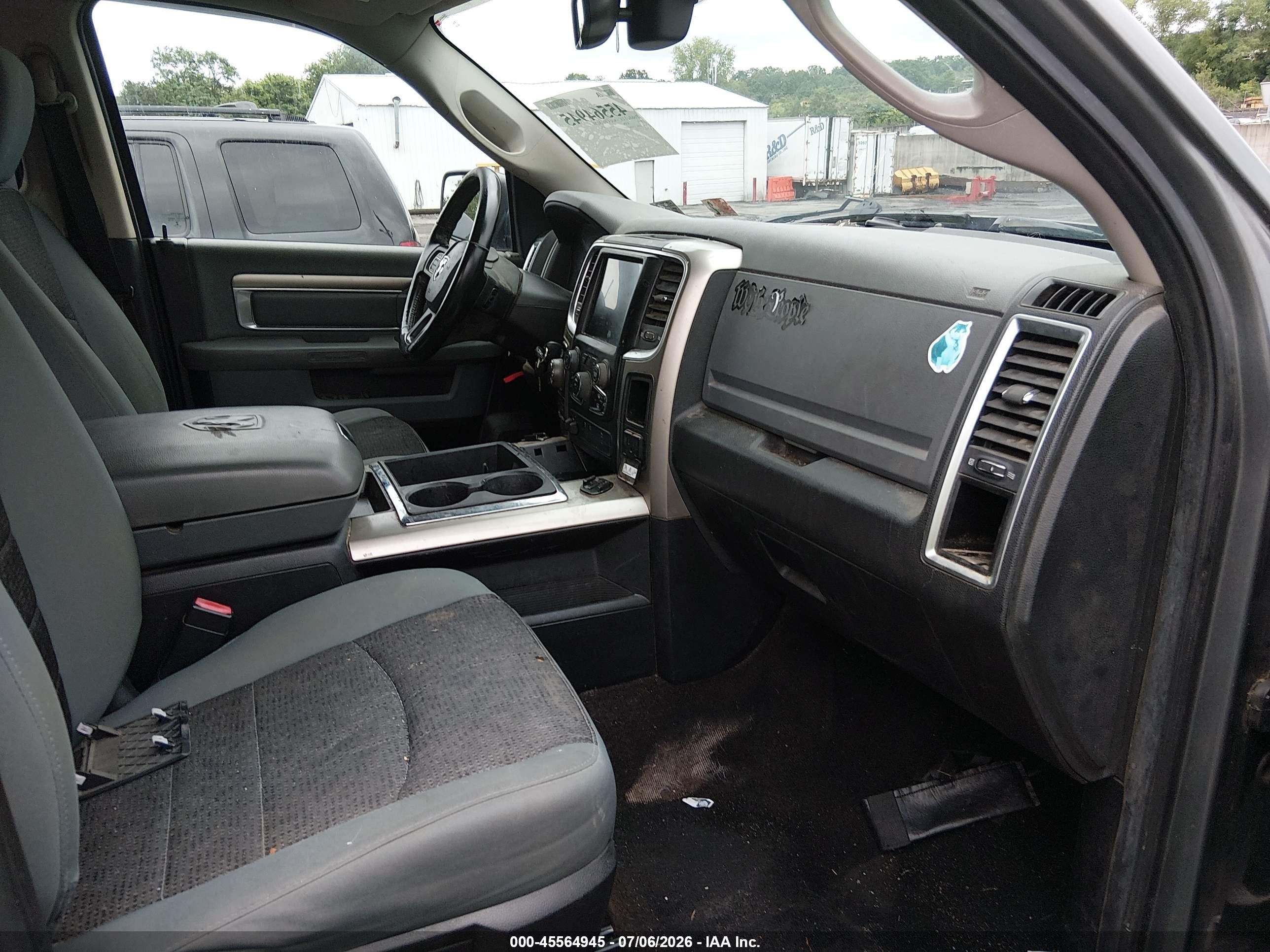 2013 Ram 1500 Big Horn Gray vin: 1C6RR7LTXDS703831