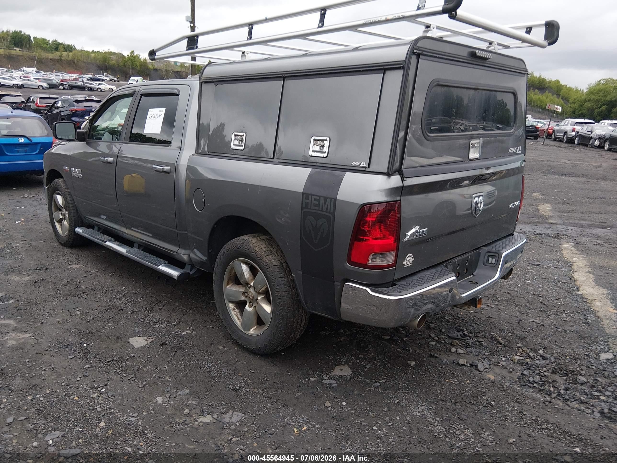 2013 Ram 1500 Big Horn Gray vin: 1C6RR7LTXDS703831