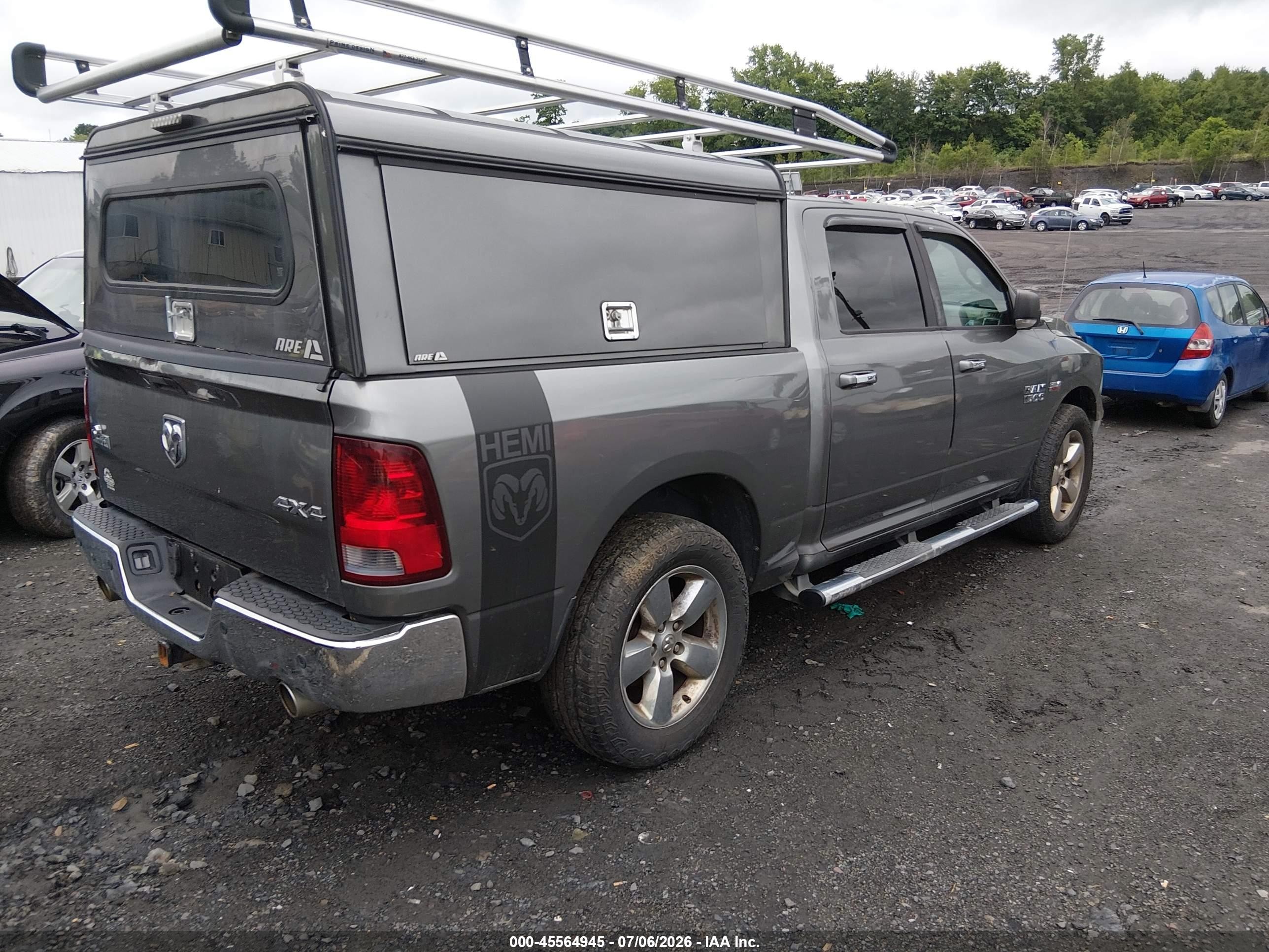 2013 Ram 1500 Big Horn Gray vin: 1C6RR7LTXDS703831