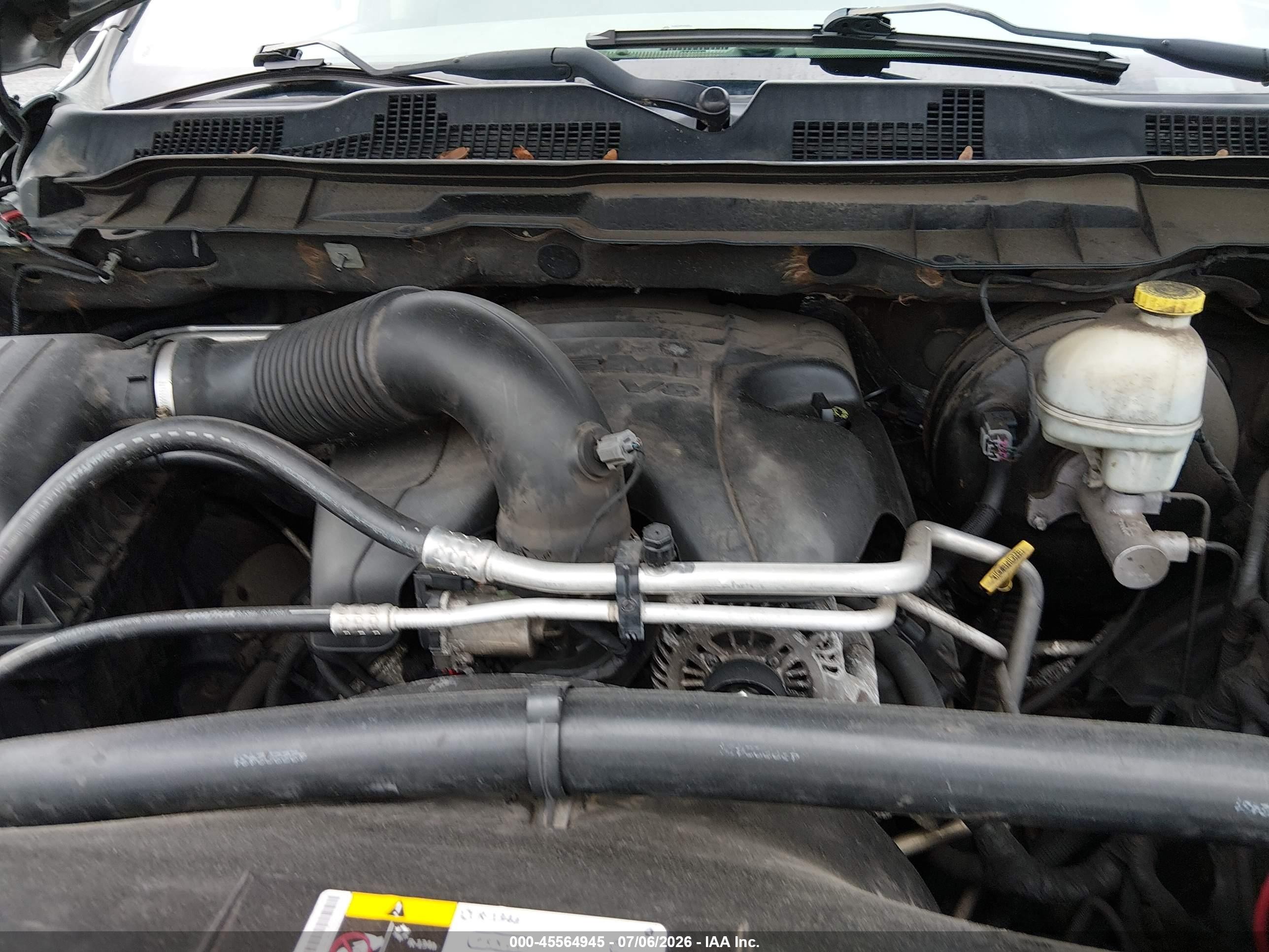 2013 Ram 1500 Big Horn Gray vin: 1C6RR7LTXDS703831