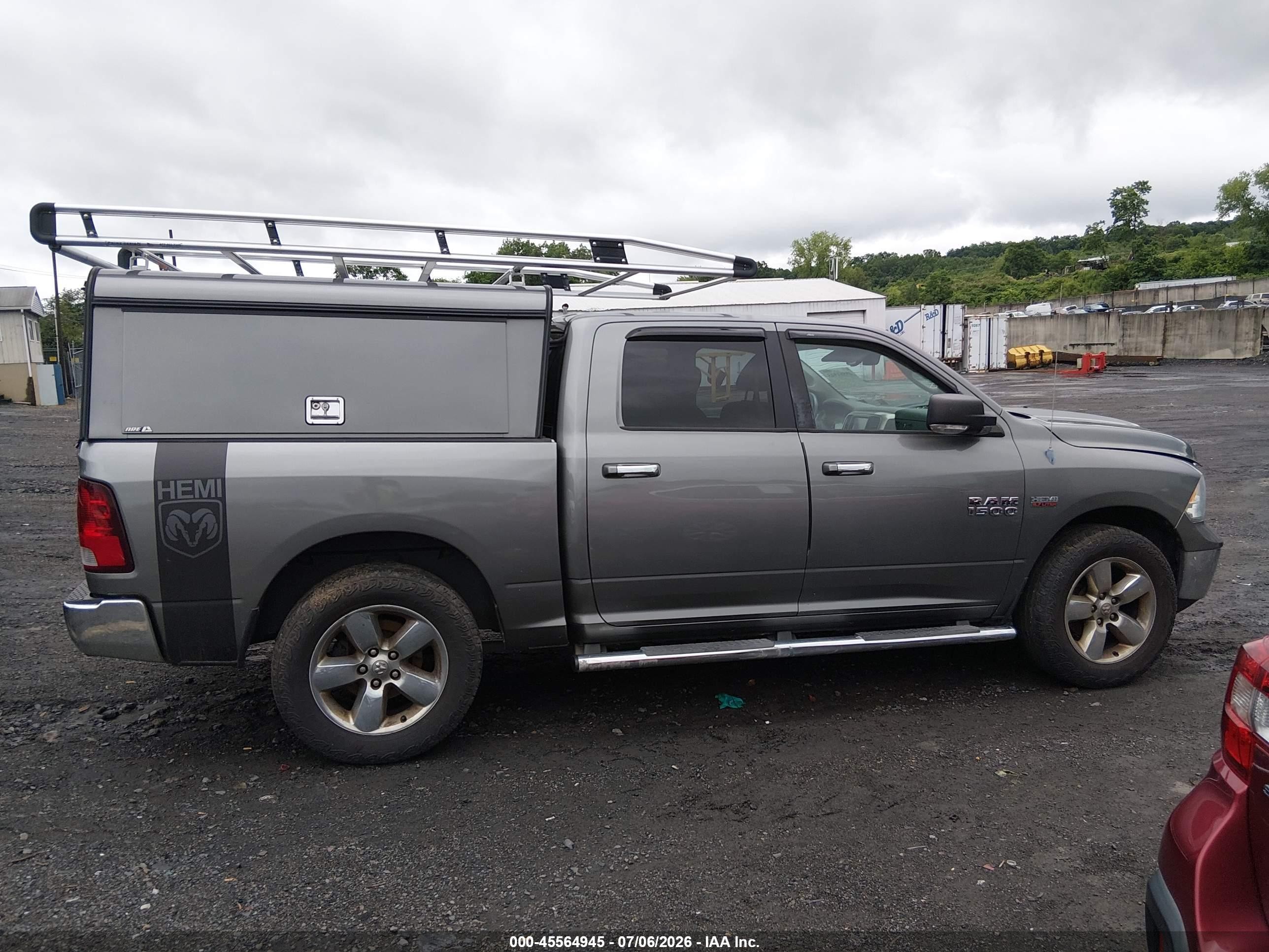 2013 Ram 1500 Big Horn Gray vin: 1C6RR7LTXDS703831