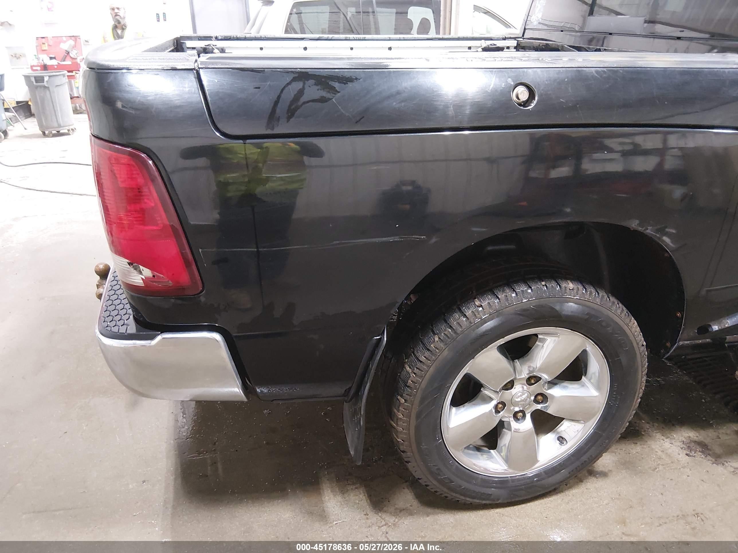 2014 Ram 1500 Big Horn Black vin: 1C6RR7LTXES286017